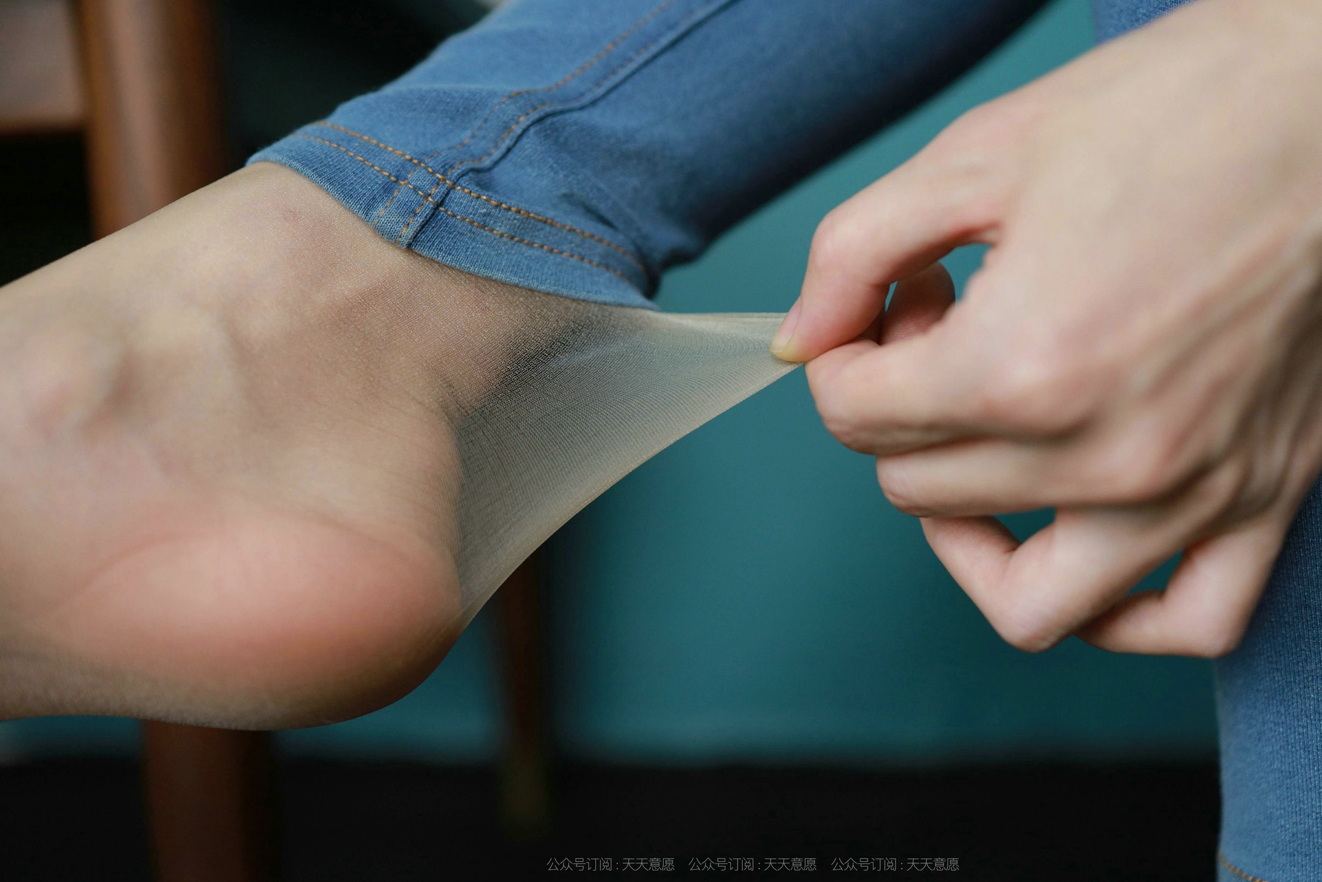 模特：小六《牛仔裤里丝》-图34