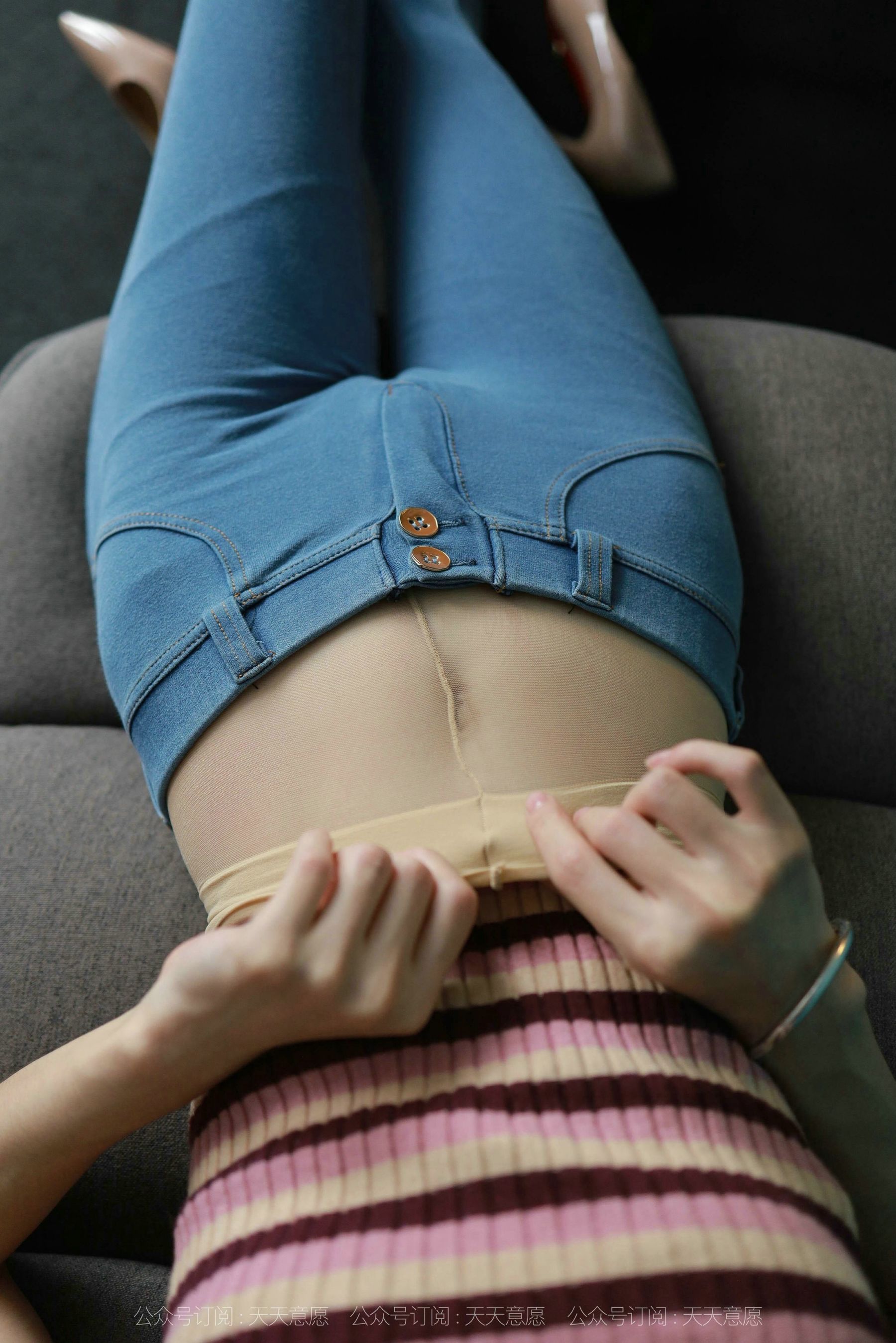 模特：小六《牛仔裤里丝》-图55