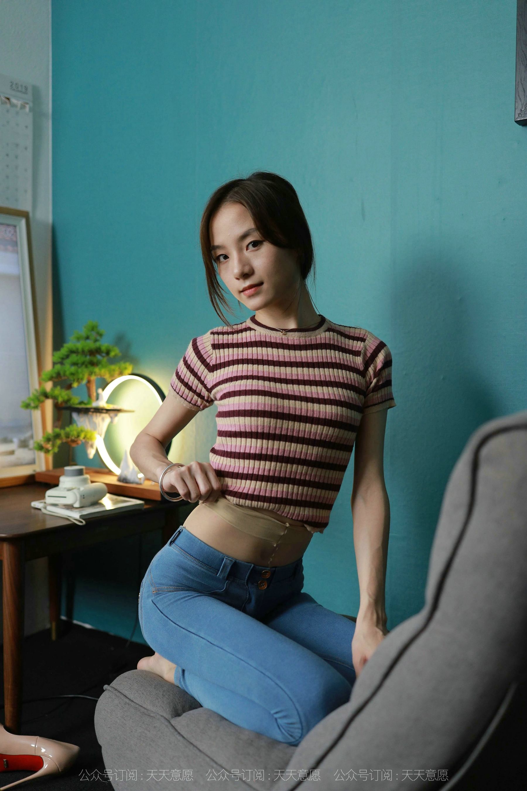 模特：小六《牛仔裤里丝》-图80