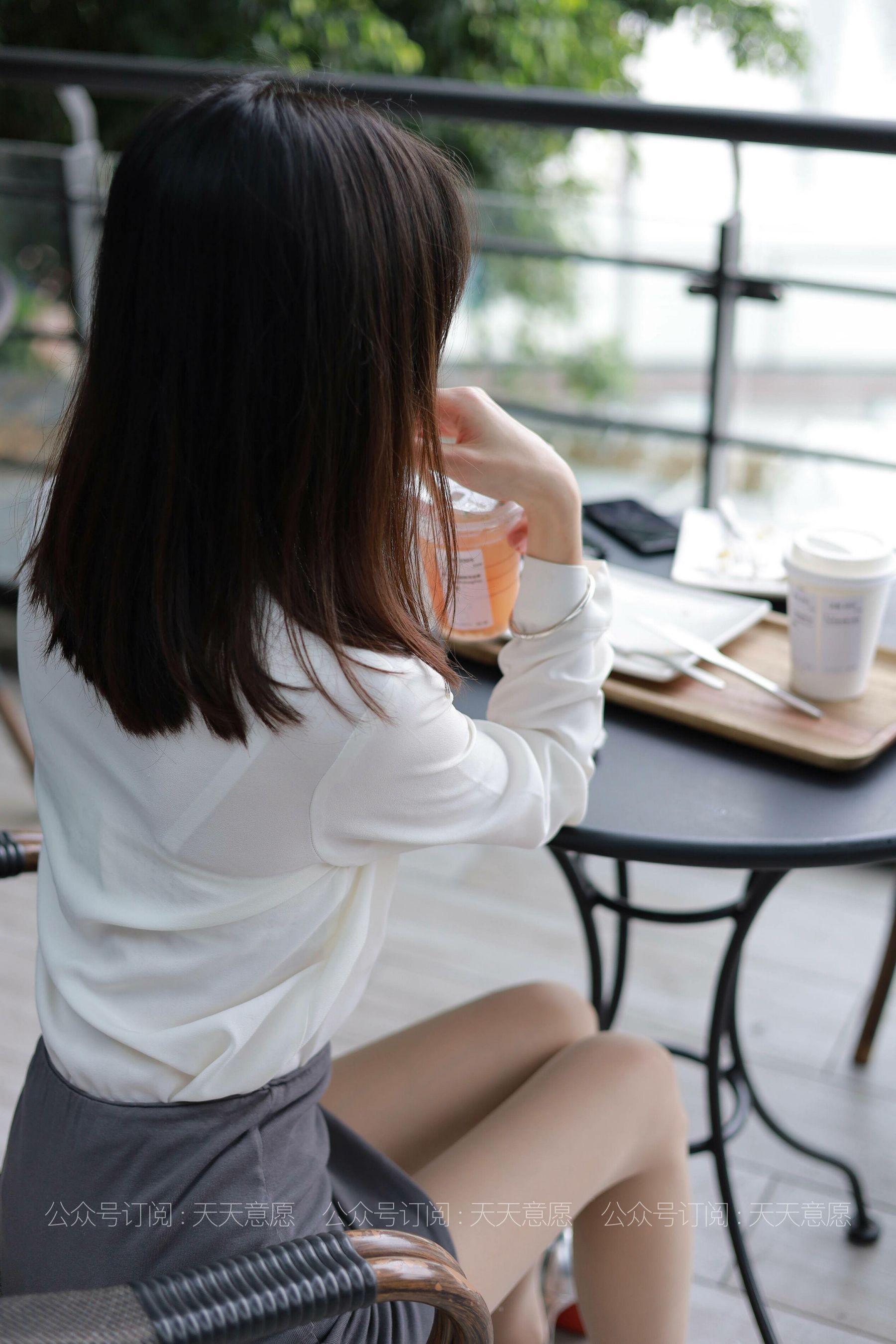 模特：小六《白色OL装》-图10