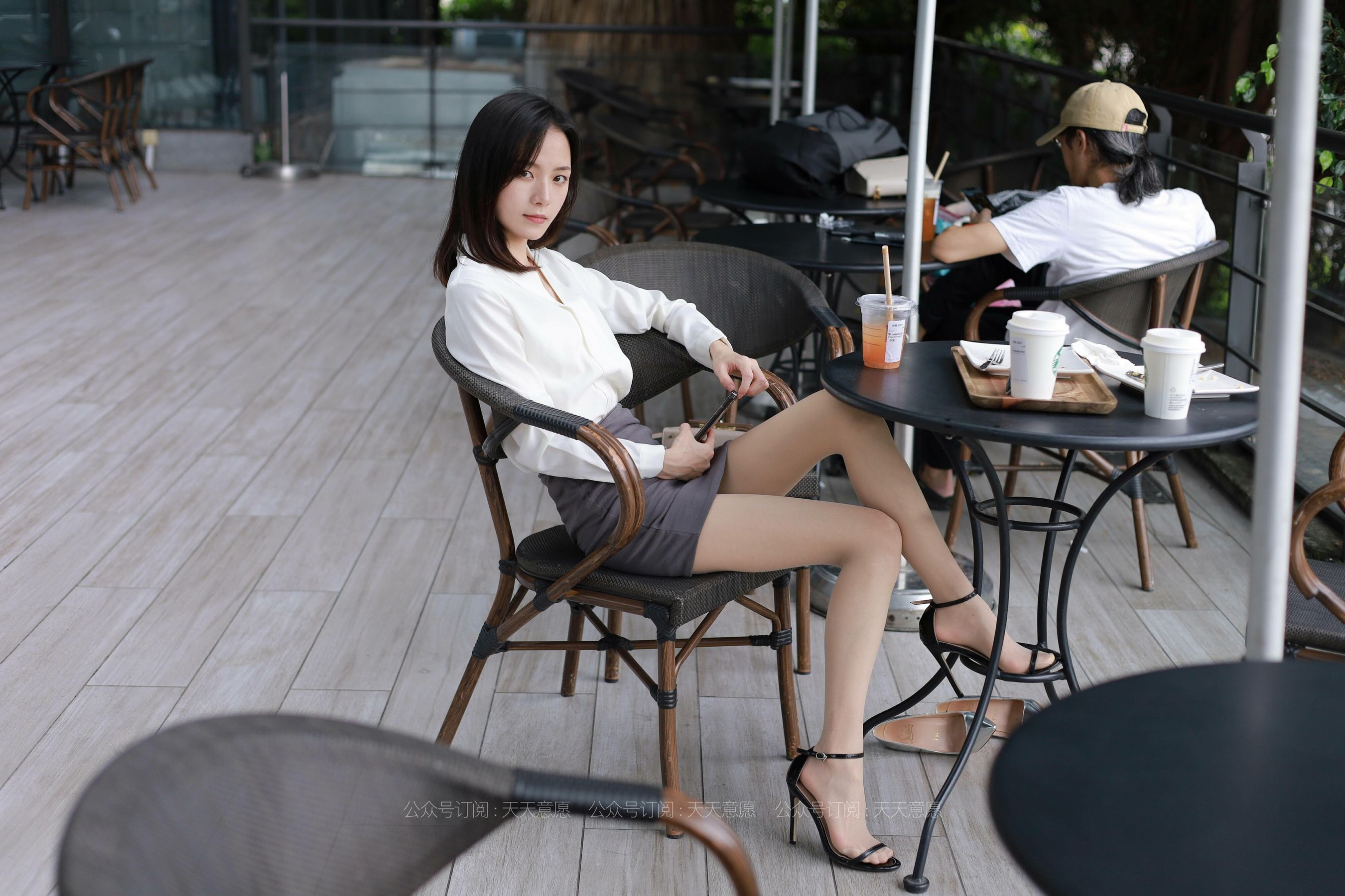 模特：小六《白色OL装》-图31