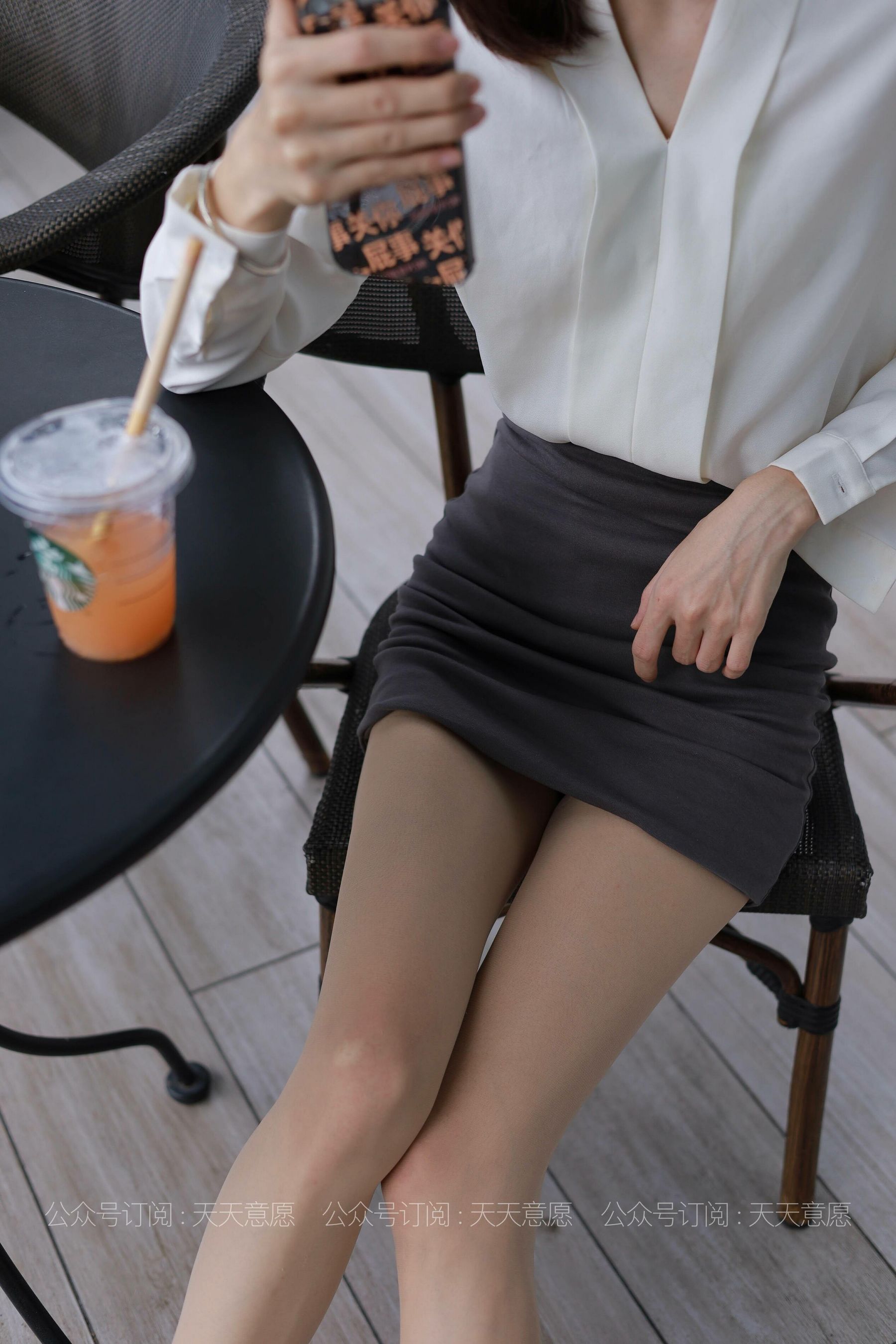 模特：小六《白色OL装》-图68