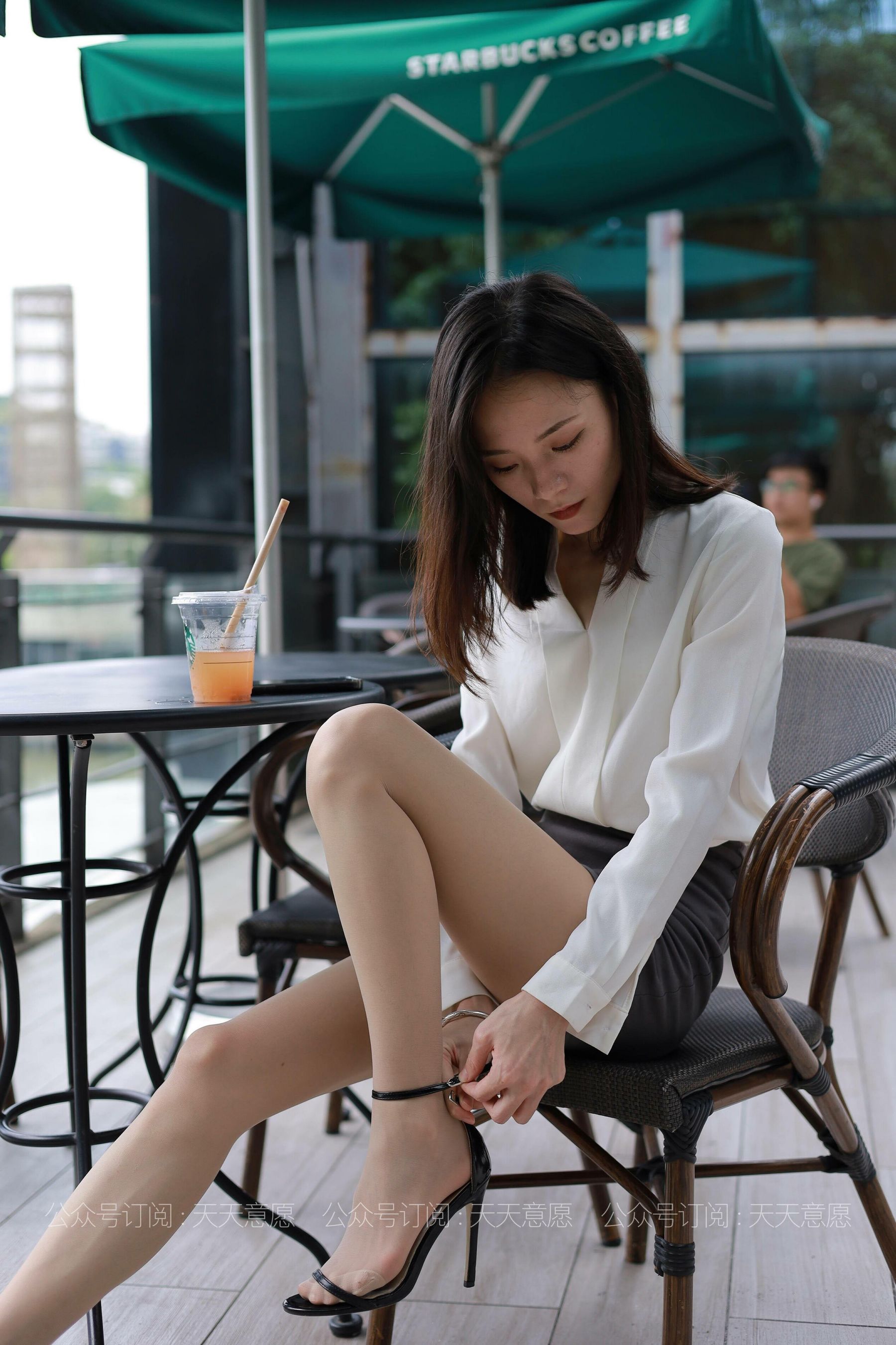 模特：小六《白色OL装》-图76