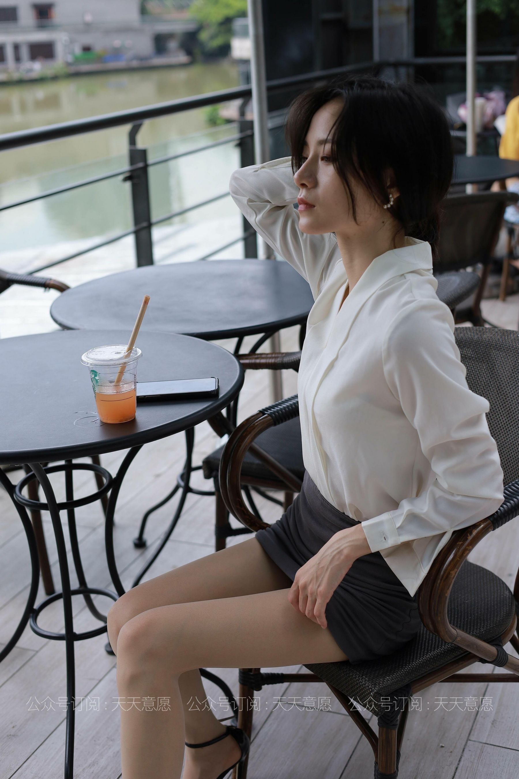 模特：小六《白色OL装》-图86