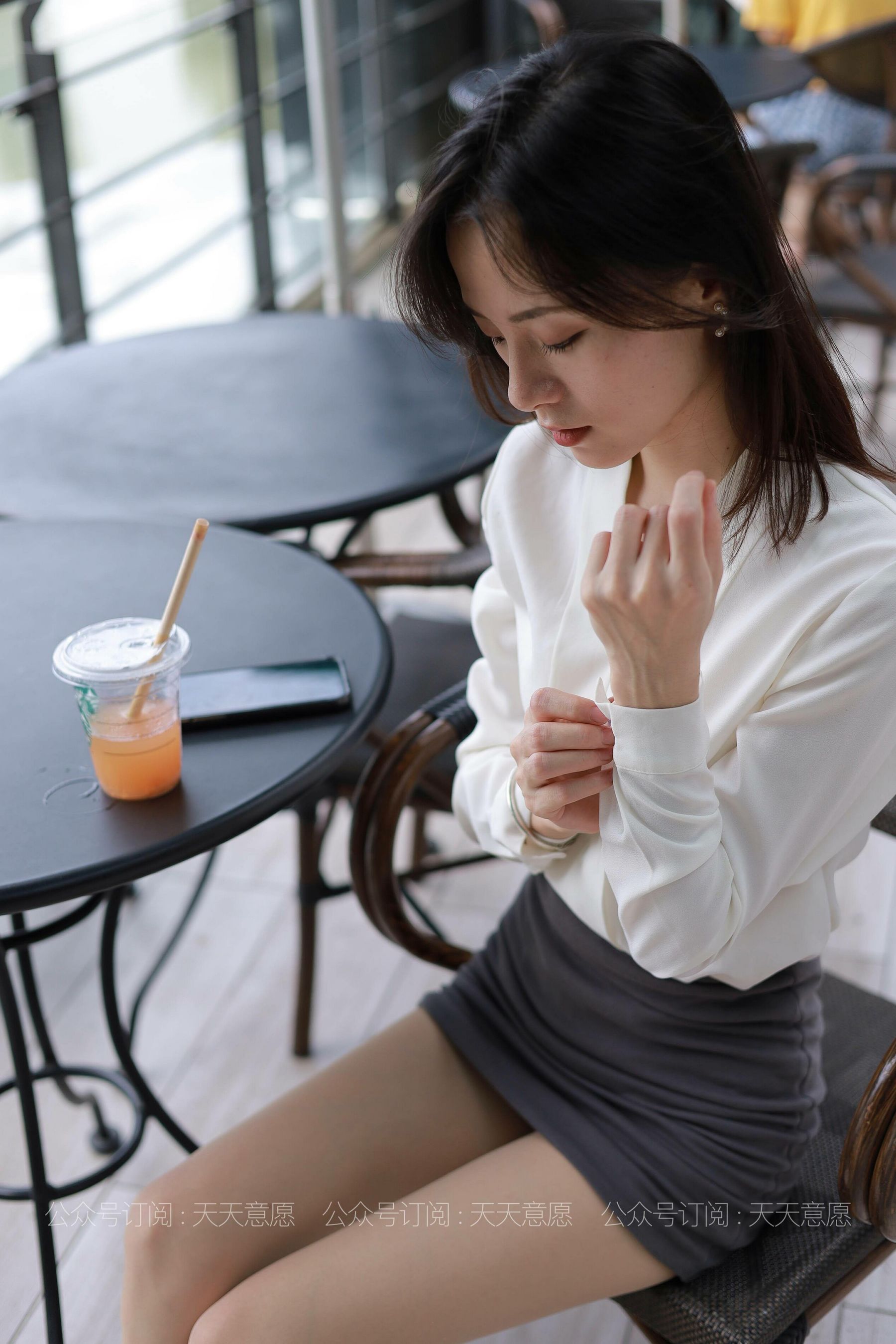 模特：小六《白色OL装》-图89