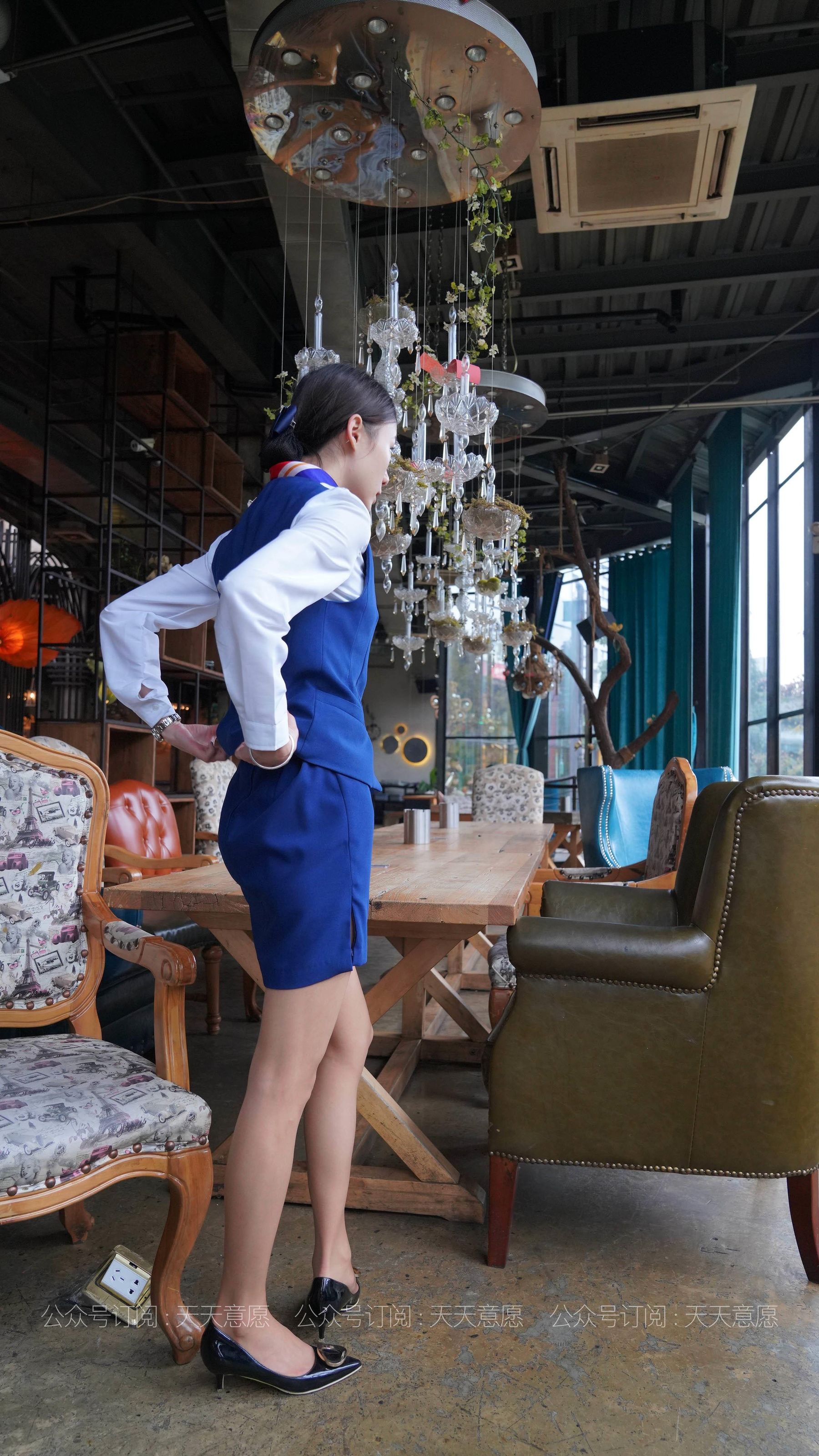 模特：小六《蓝色套装展示》-图12