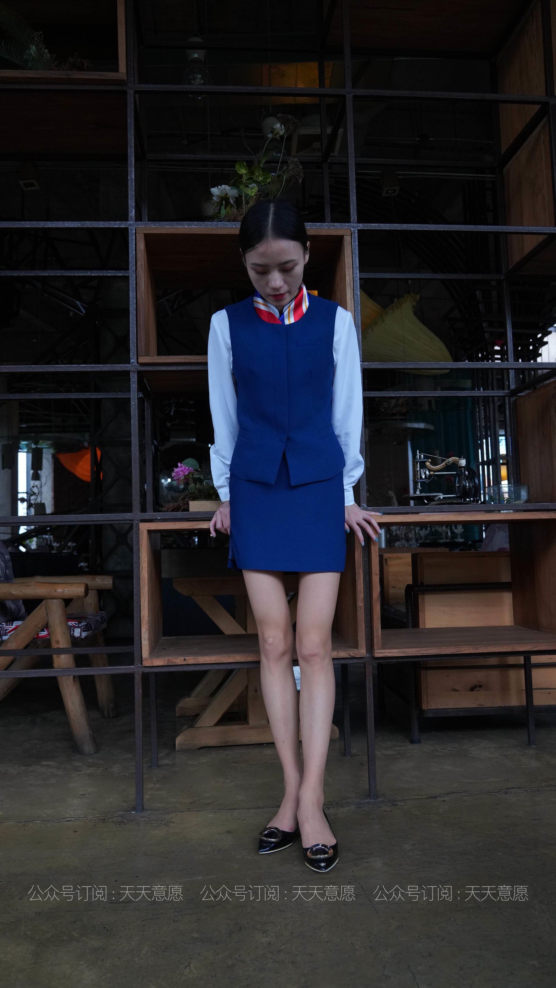 模特：小六《蓝色套装展示》-图63
