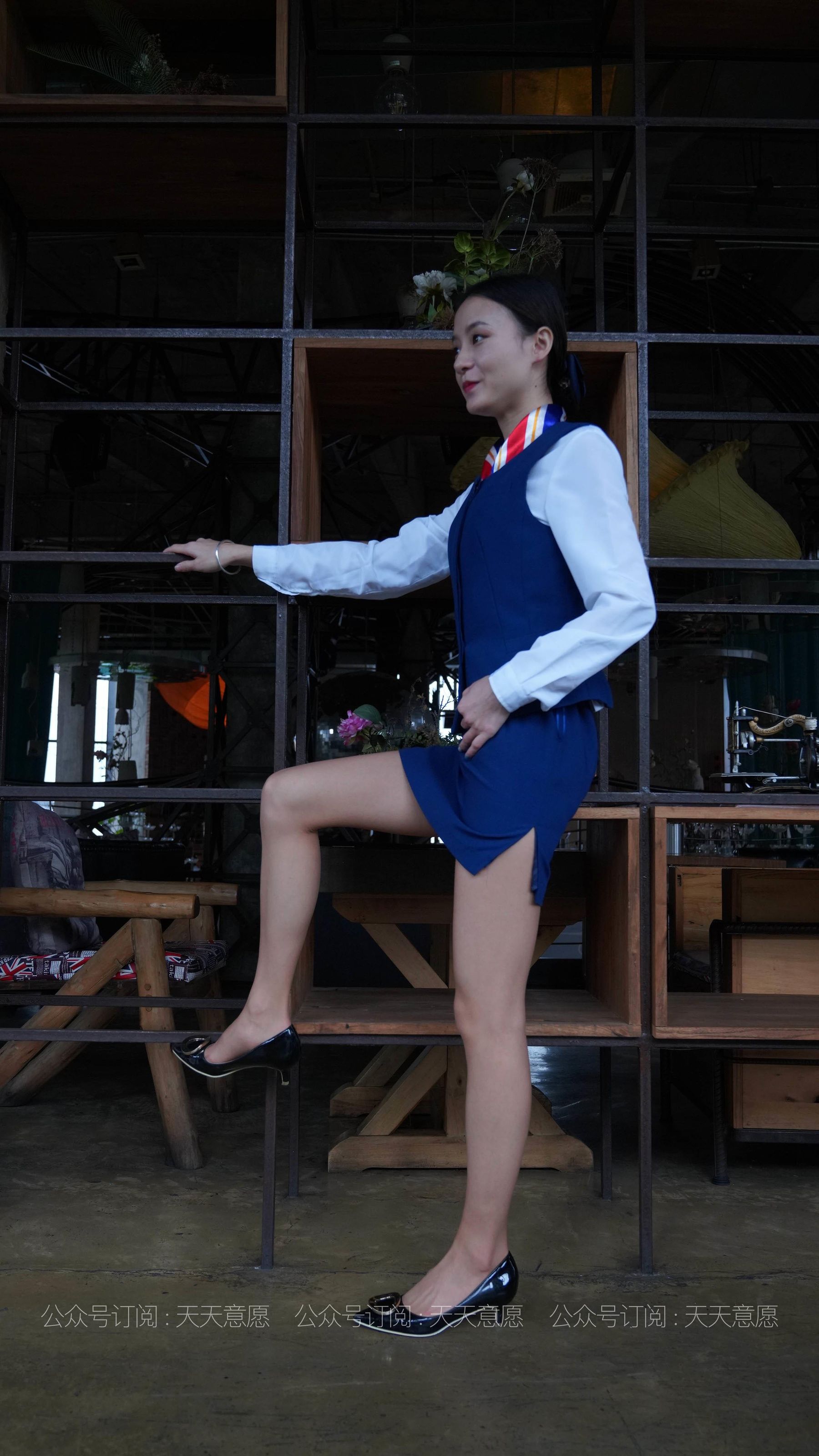 模特：小六《蓝色套装展示》-图65