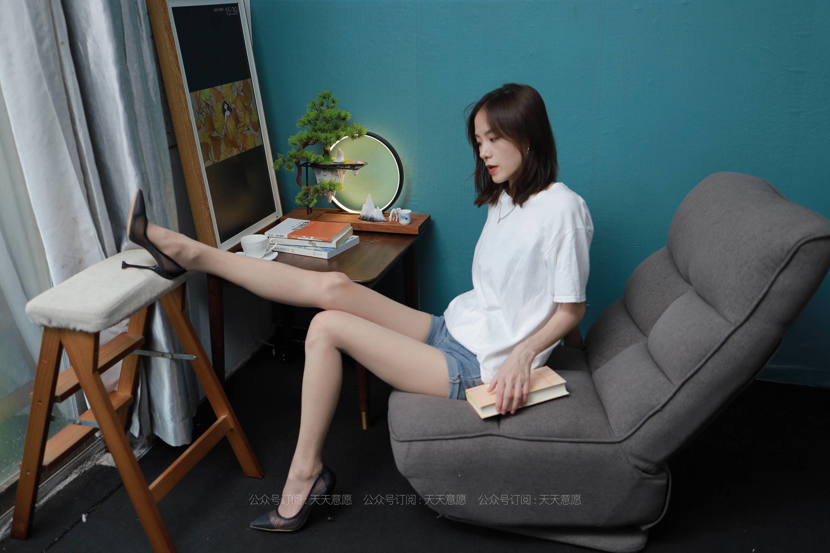 模特：小六《邻家少女爱看书》-图8