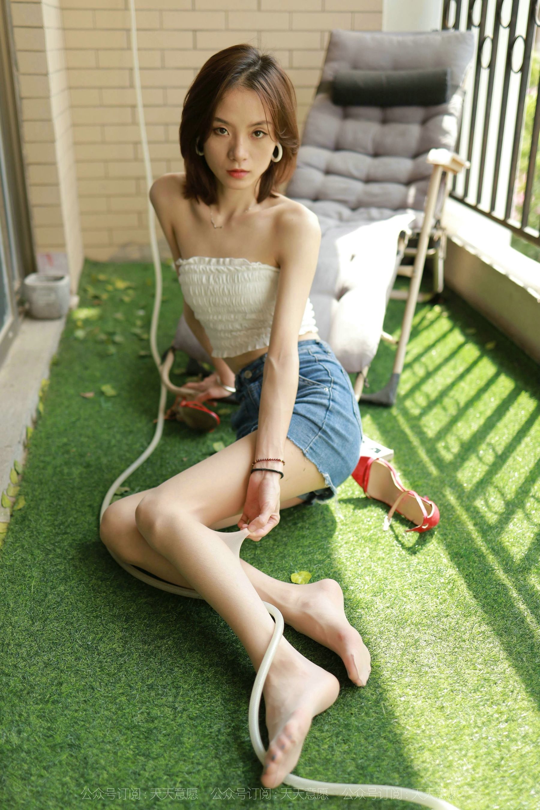 模特：小六《阳台上晒太阳》-图70