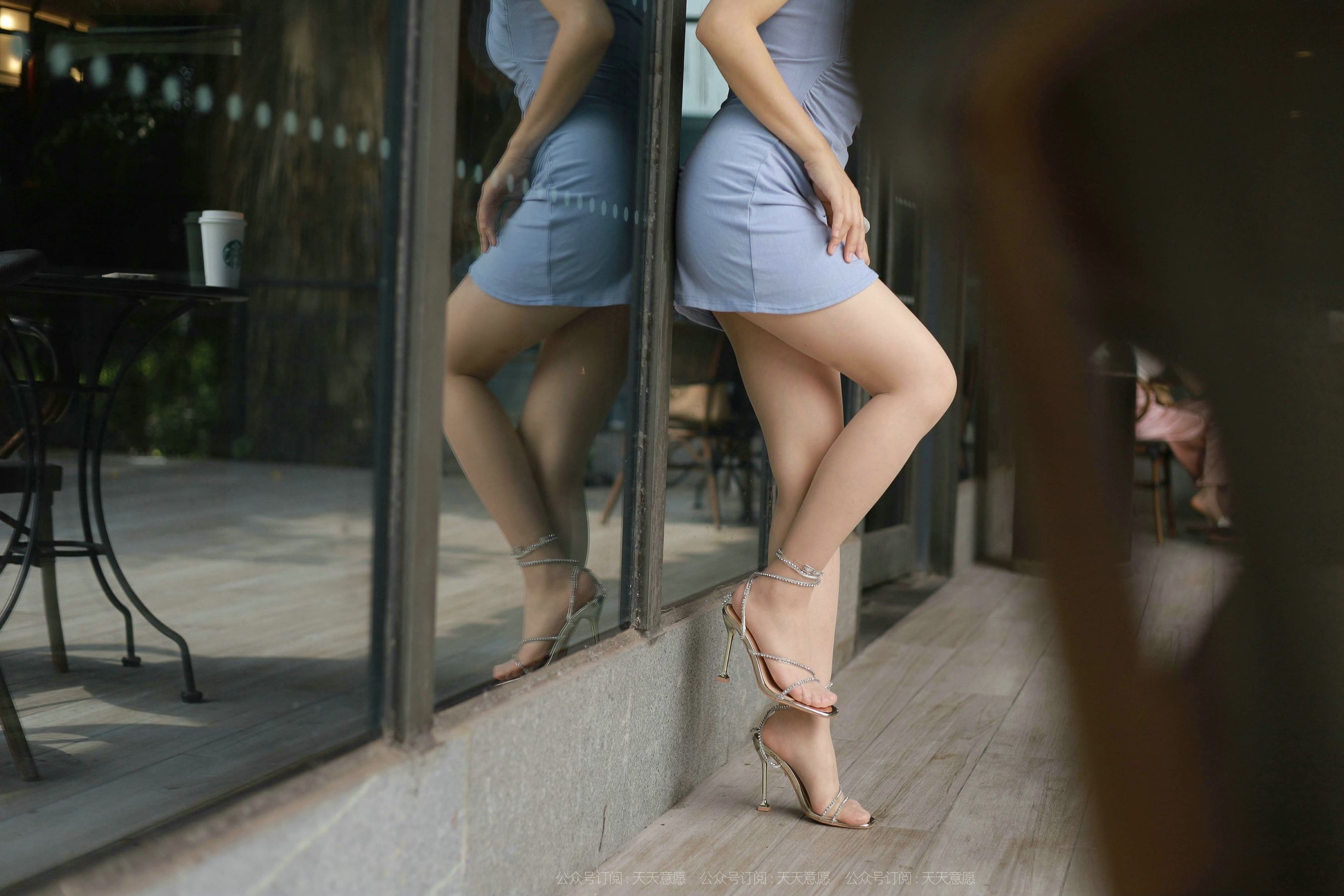 模特：小婕《咖啡店邂逅网紅美女》-图55