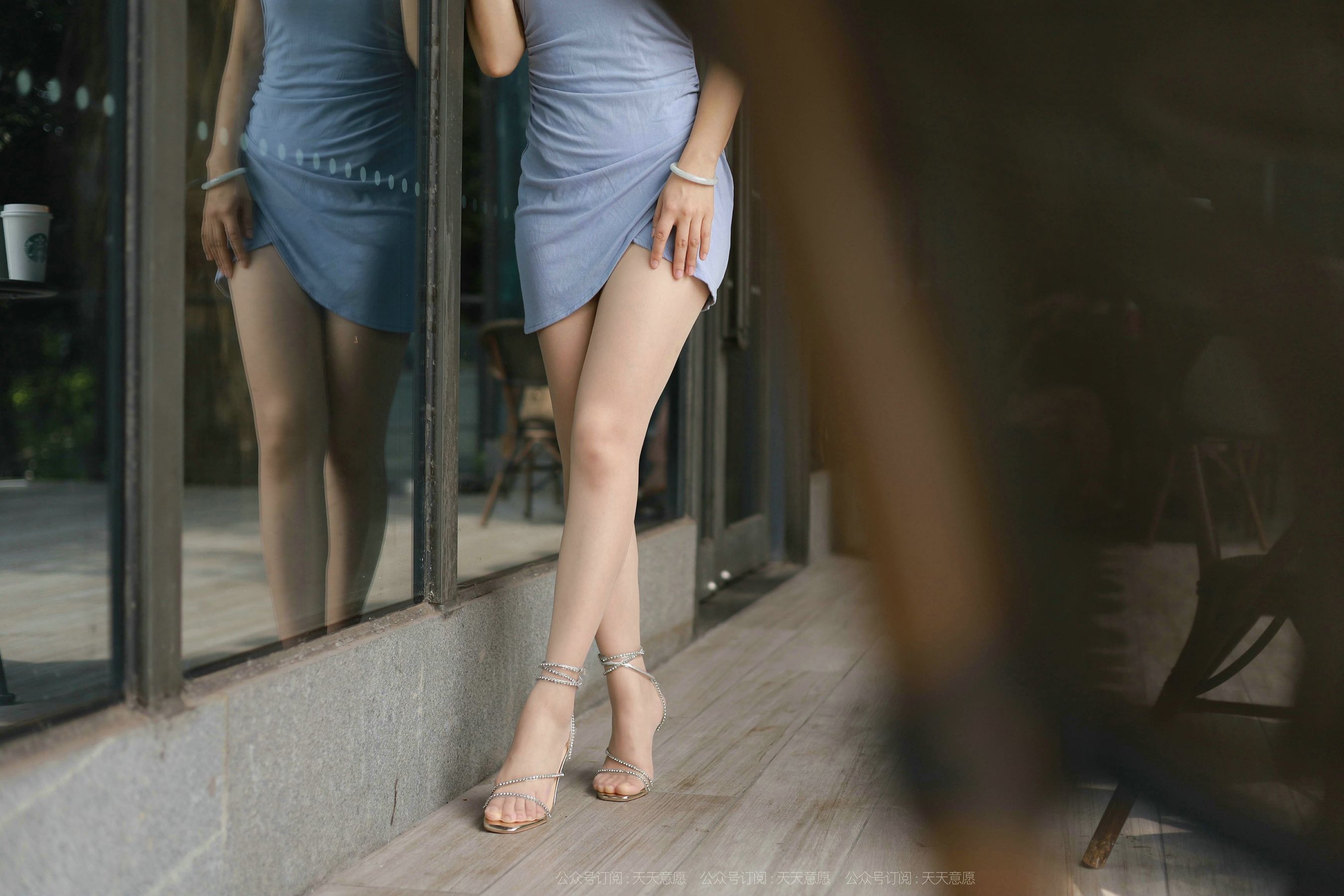 模特：小婕《咖啡店邂逅网紅美女》-图57