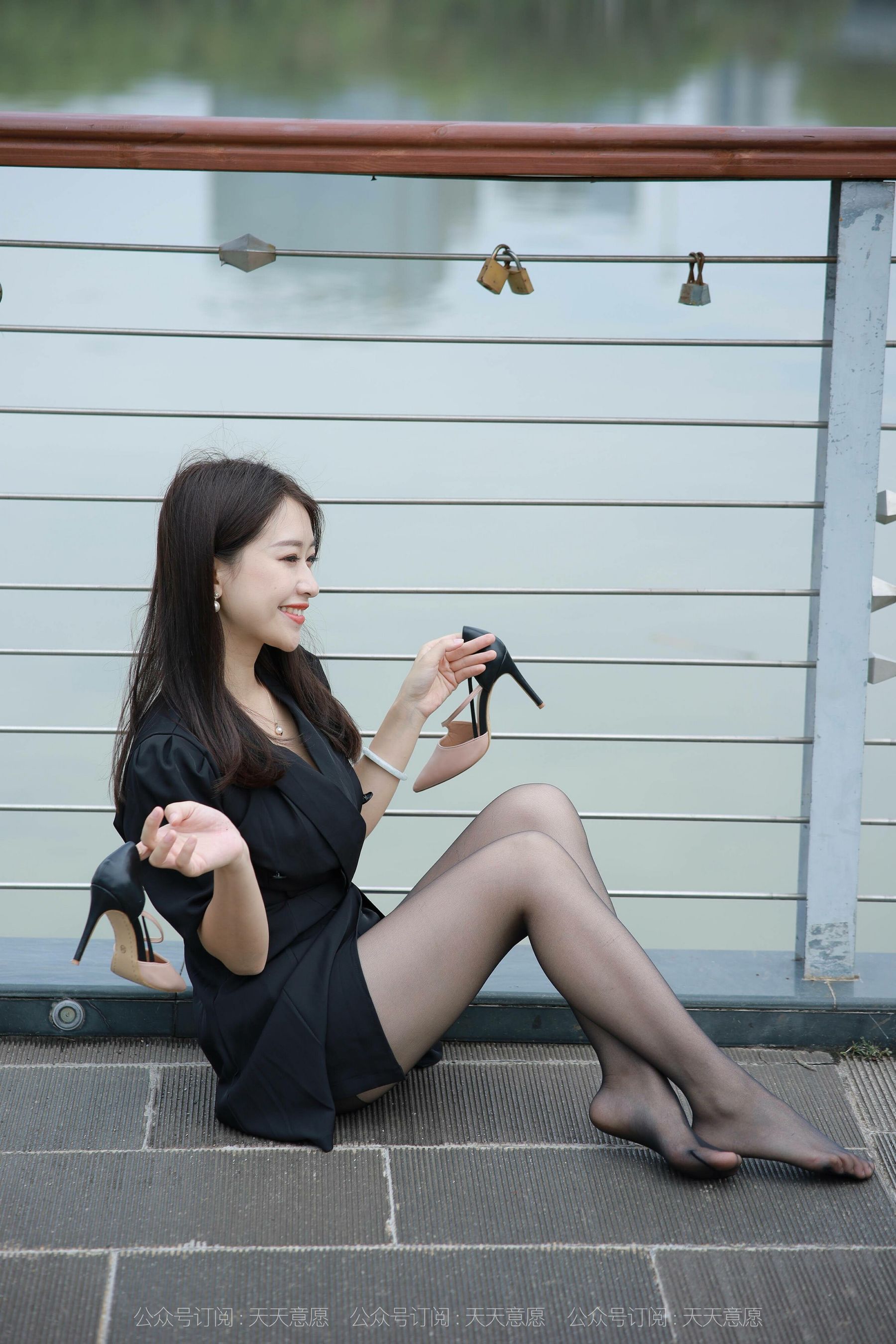 模特：小婕《桥上的美女》-图88