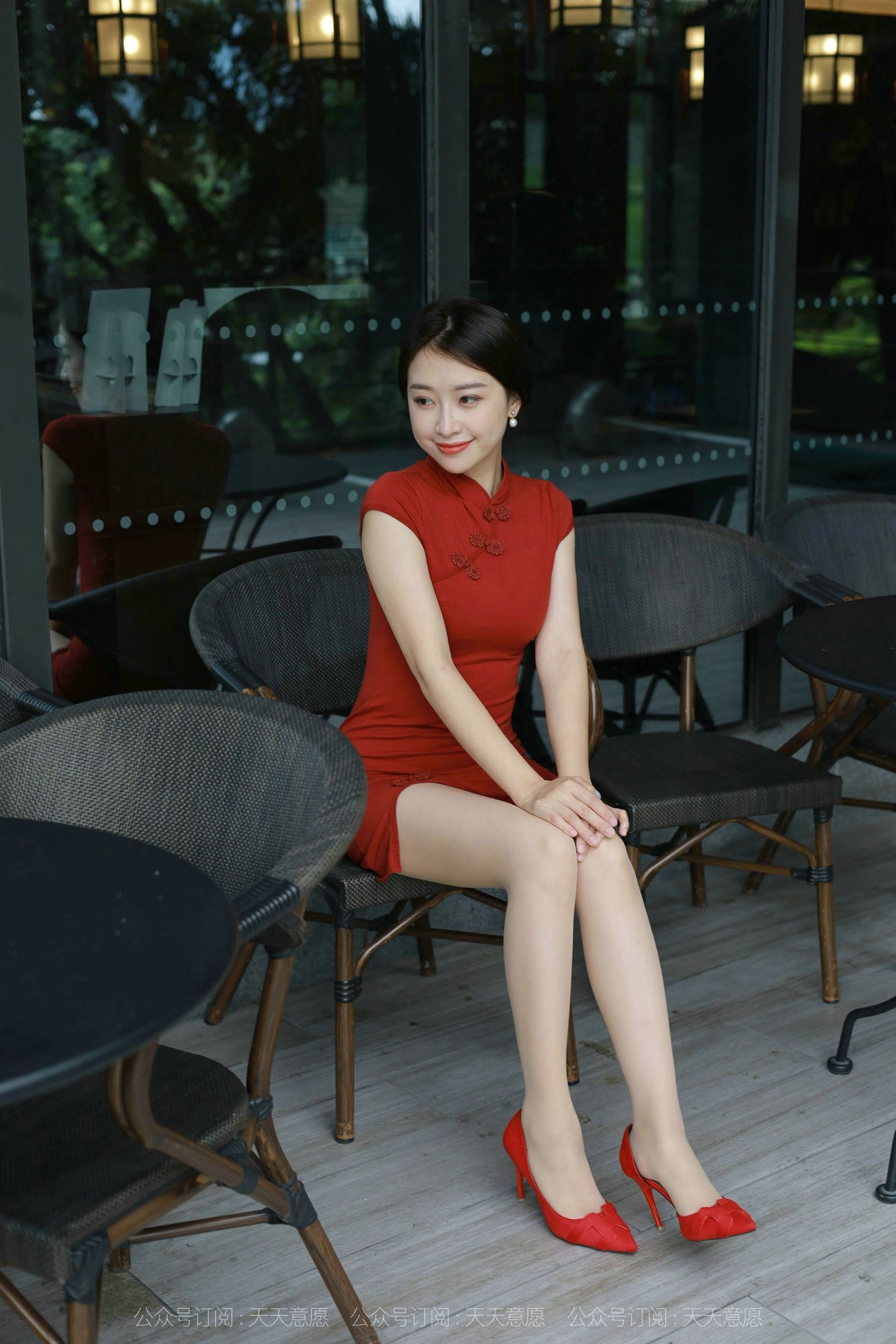 模特：小婕《红色旗袍》-图52