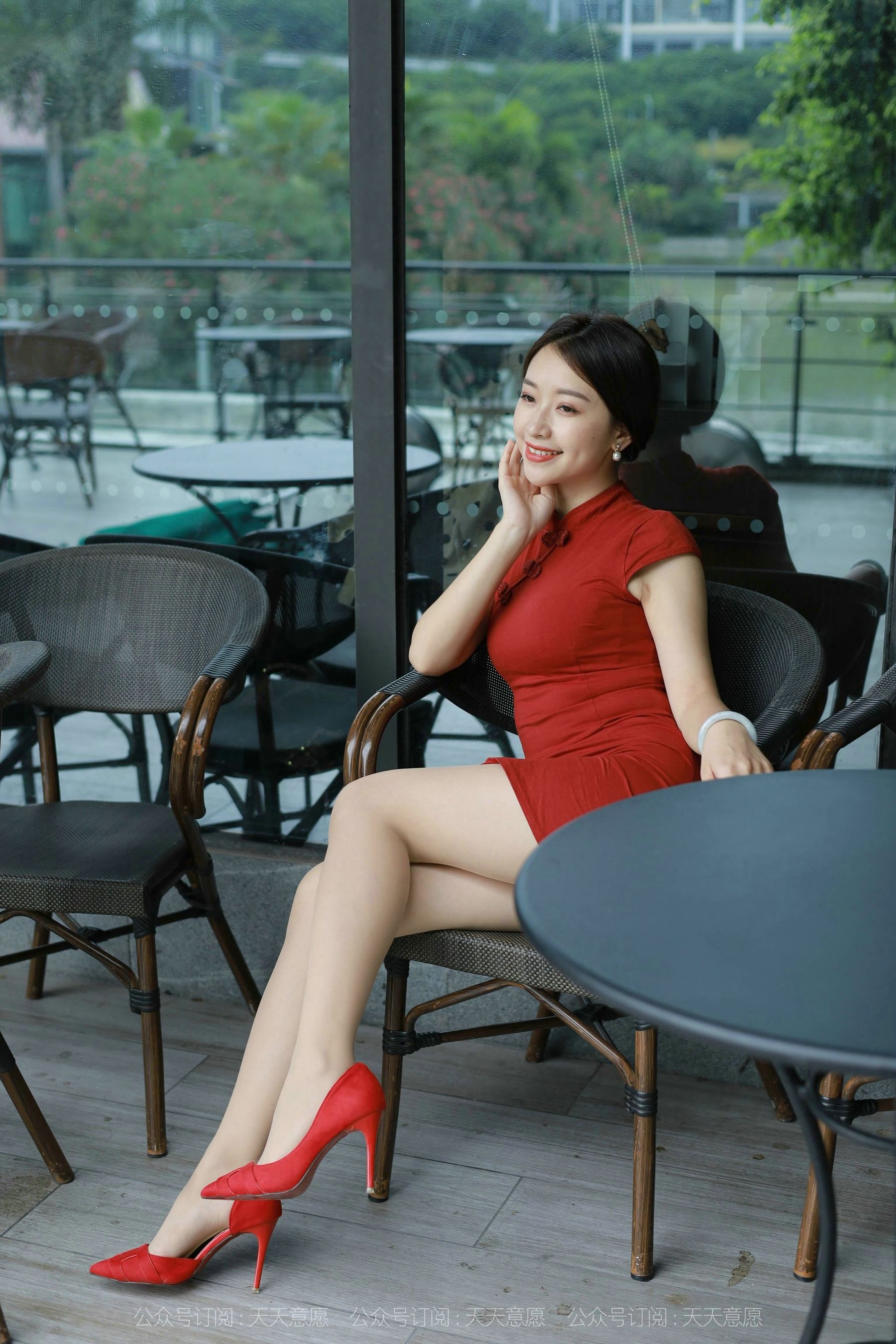 模特：小婕《红色旗袍》-图59