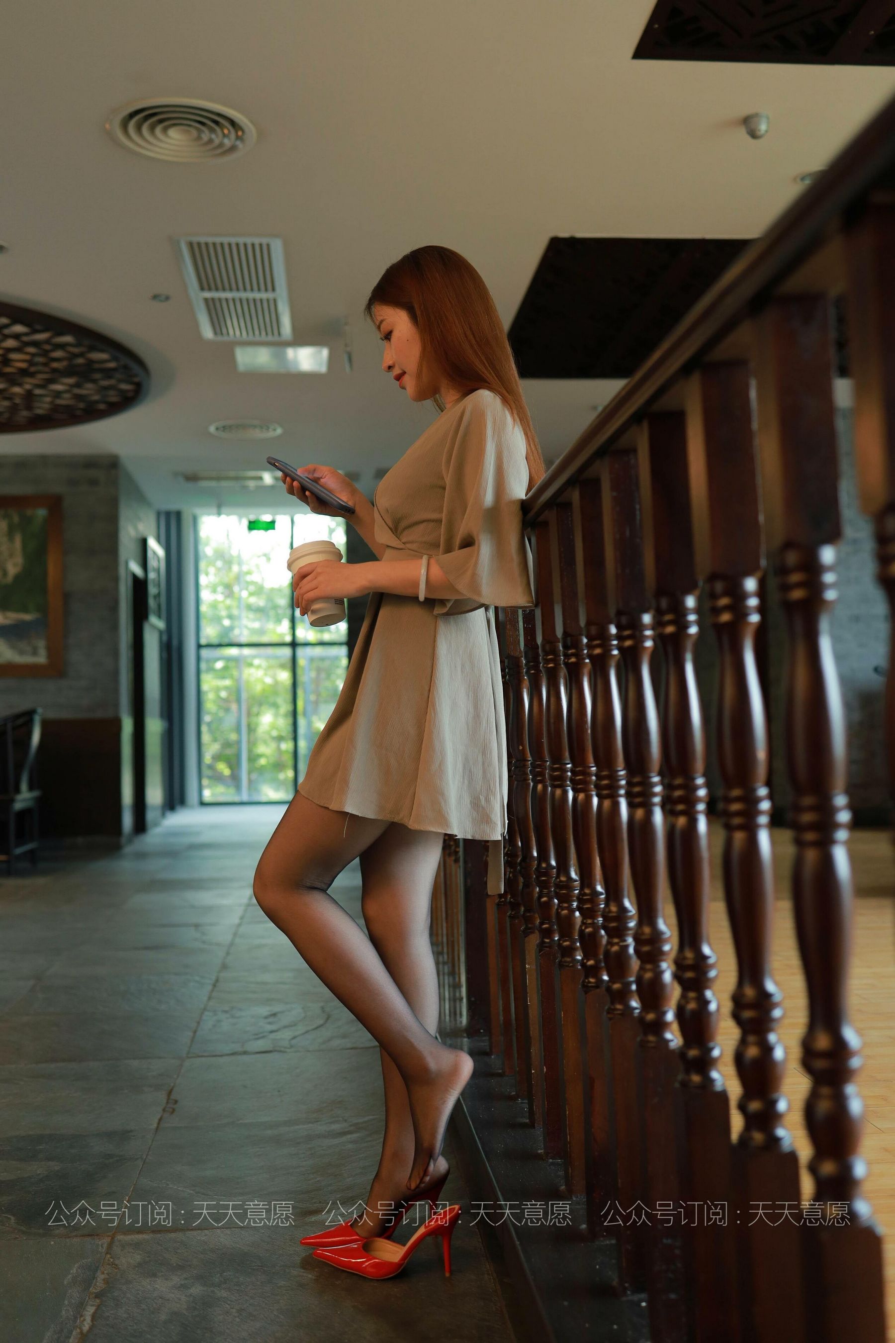 模特：小婕《红色跟底一身轻》-图77