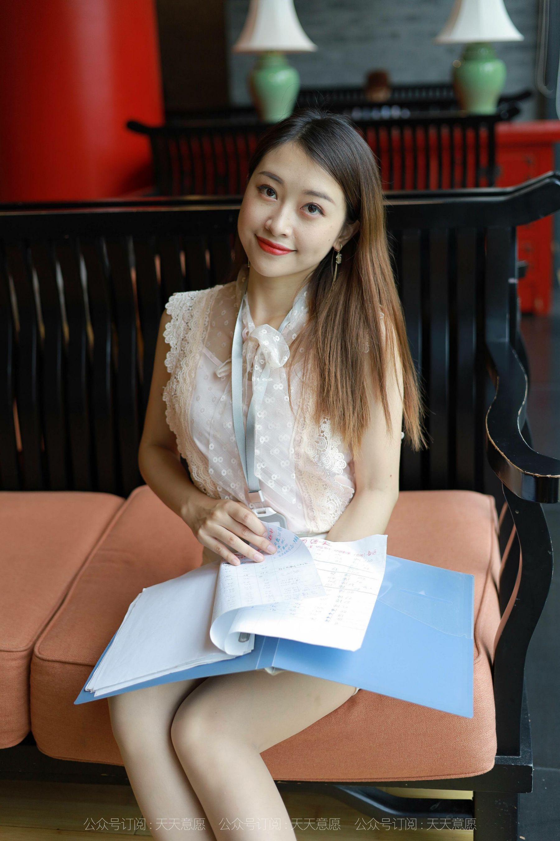 模特：小婕《美腿业务员》-图43