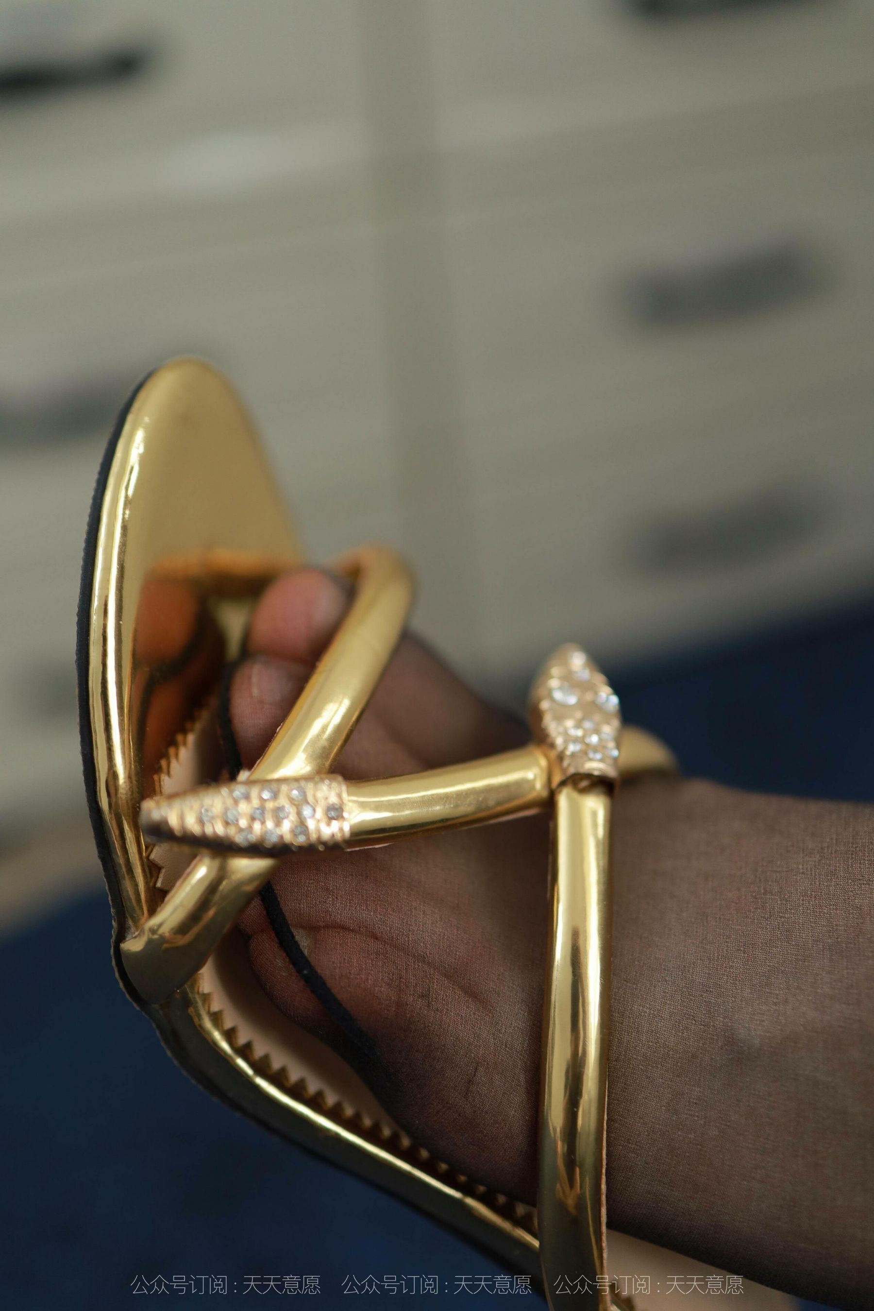 模特：小婕《金色吊带裙》-图89