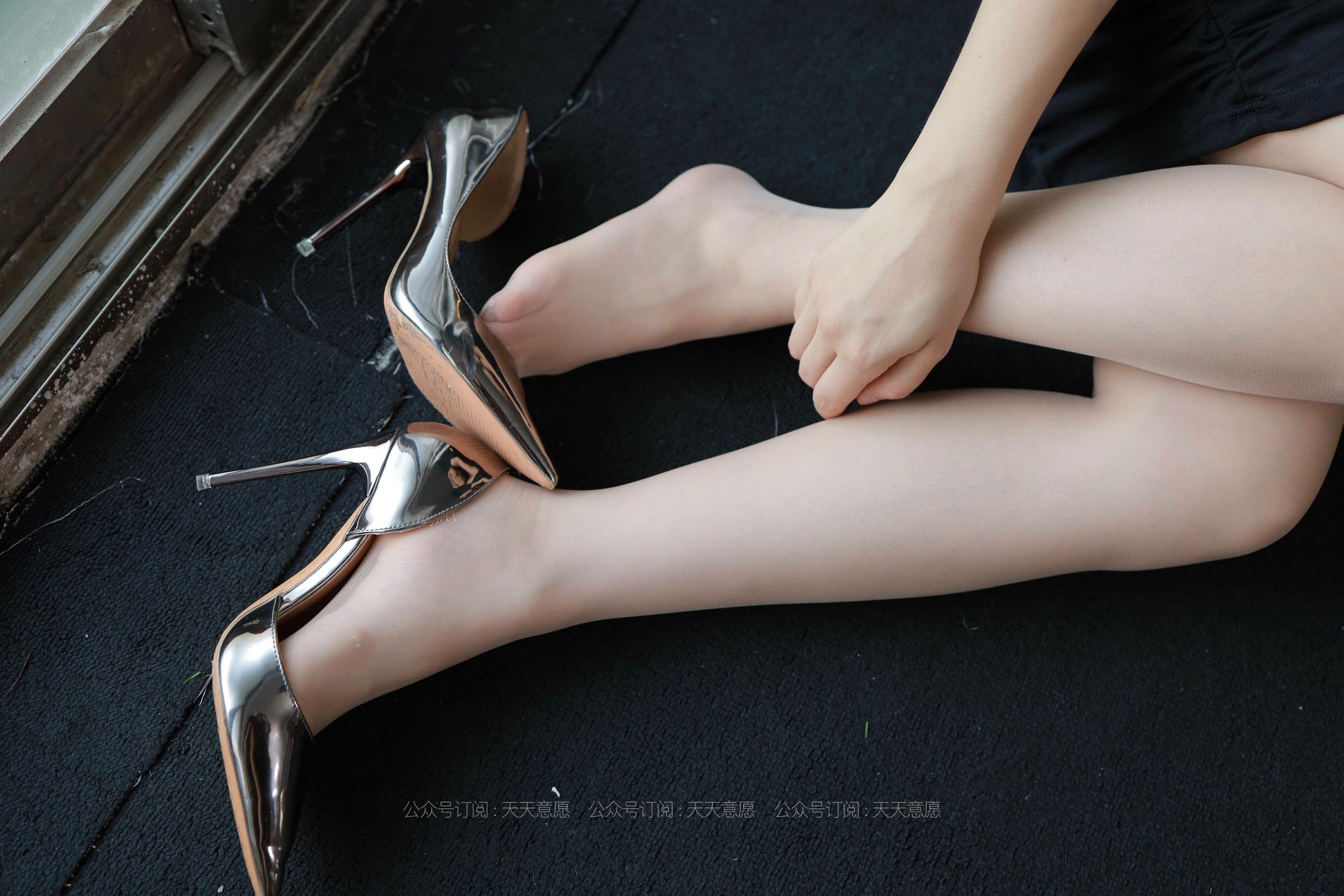 模特：小婕《黑色包臀裙》-图59