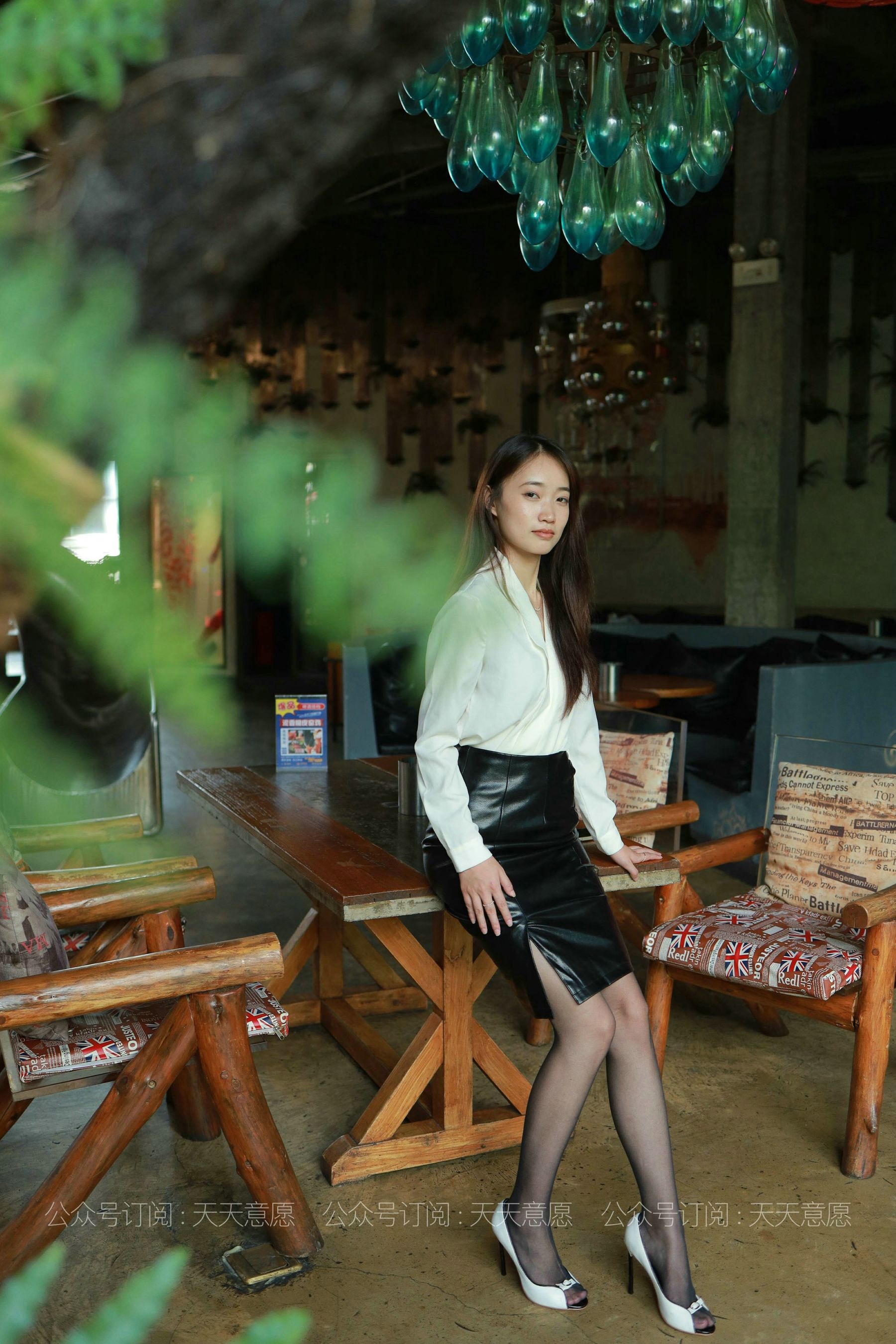 模特：小高《OL黑玫瑰》-图42