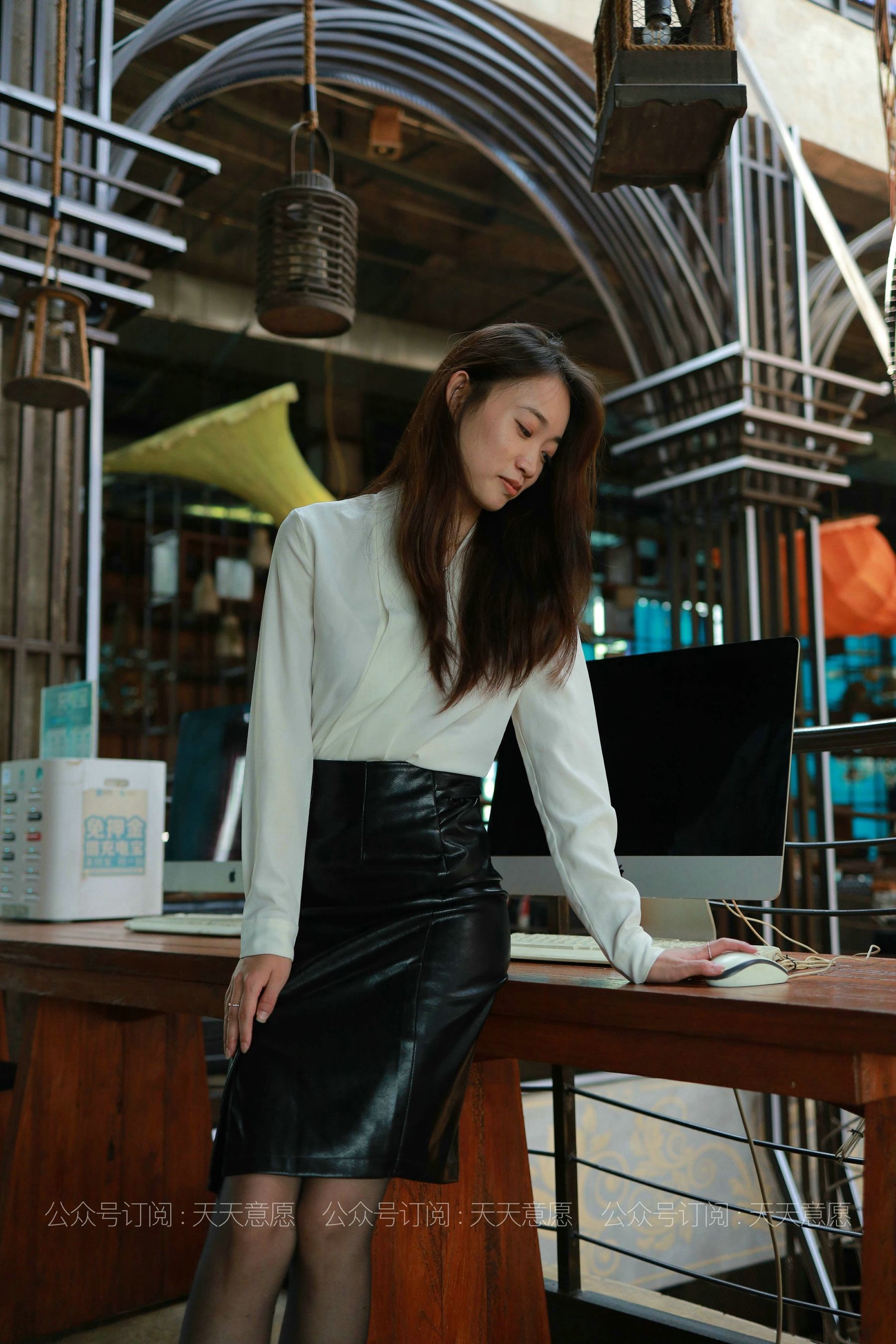 模特：小高《OL黑玫瑰》-图52