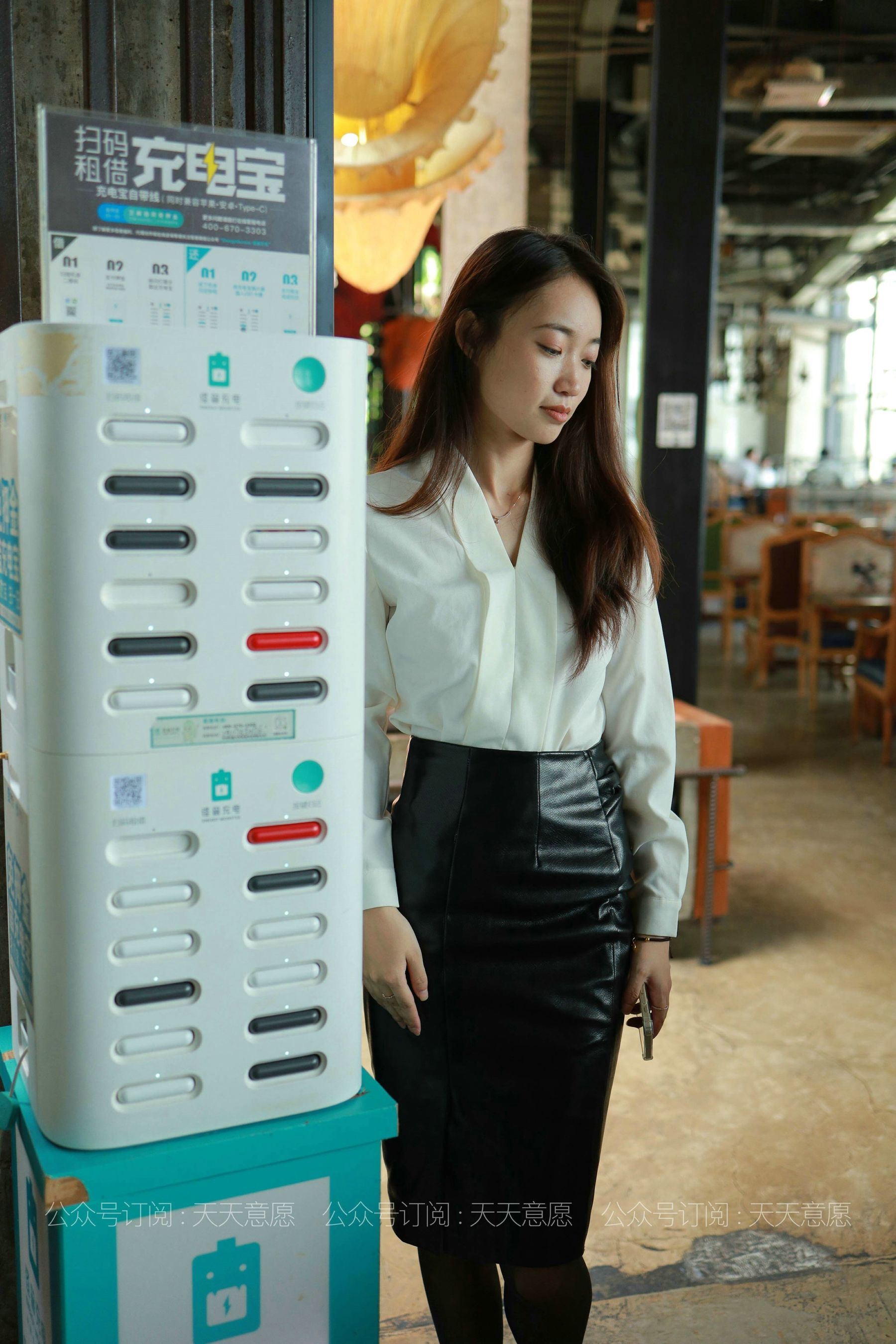 模特：小高《OL黑玫瑰》-图64