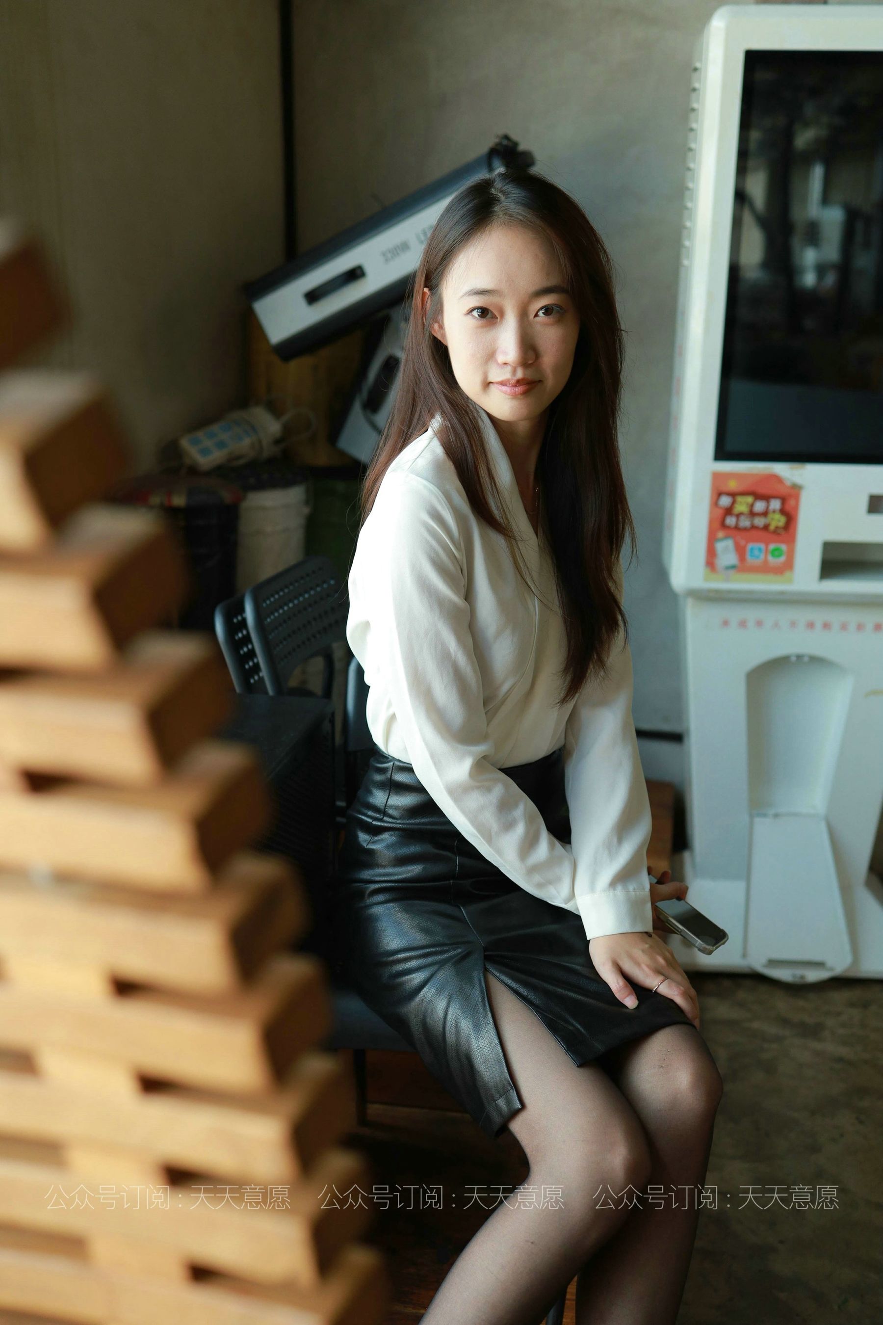 模特：小高《OL黑玫瑰》-图72