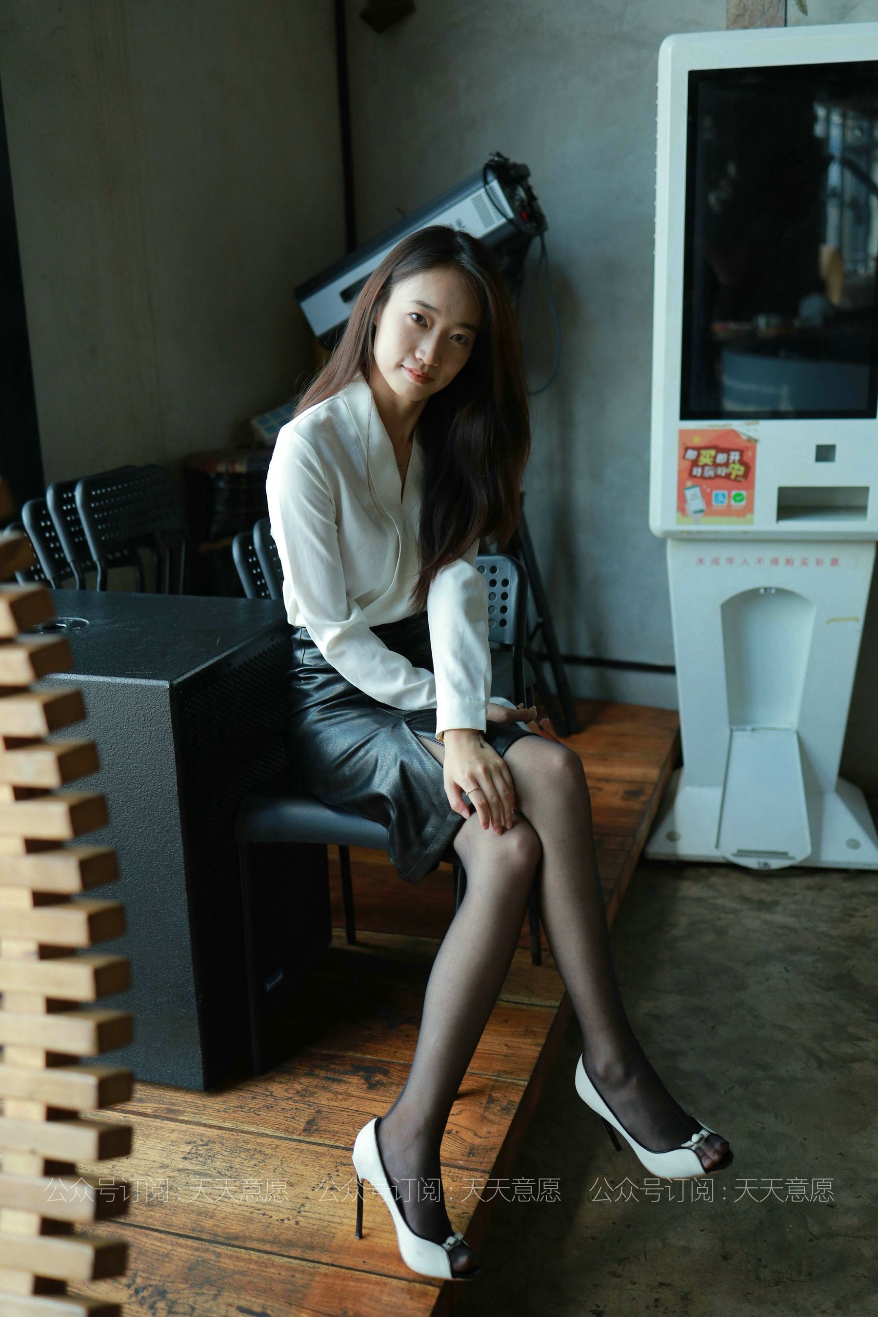 模特：小高《OL黑玫瑰》-图73