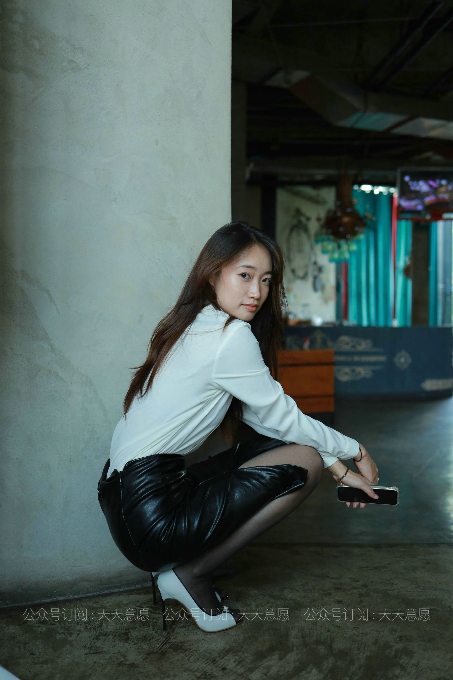 模特：小高《OL黑玫瑰》-图80