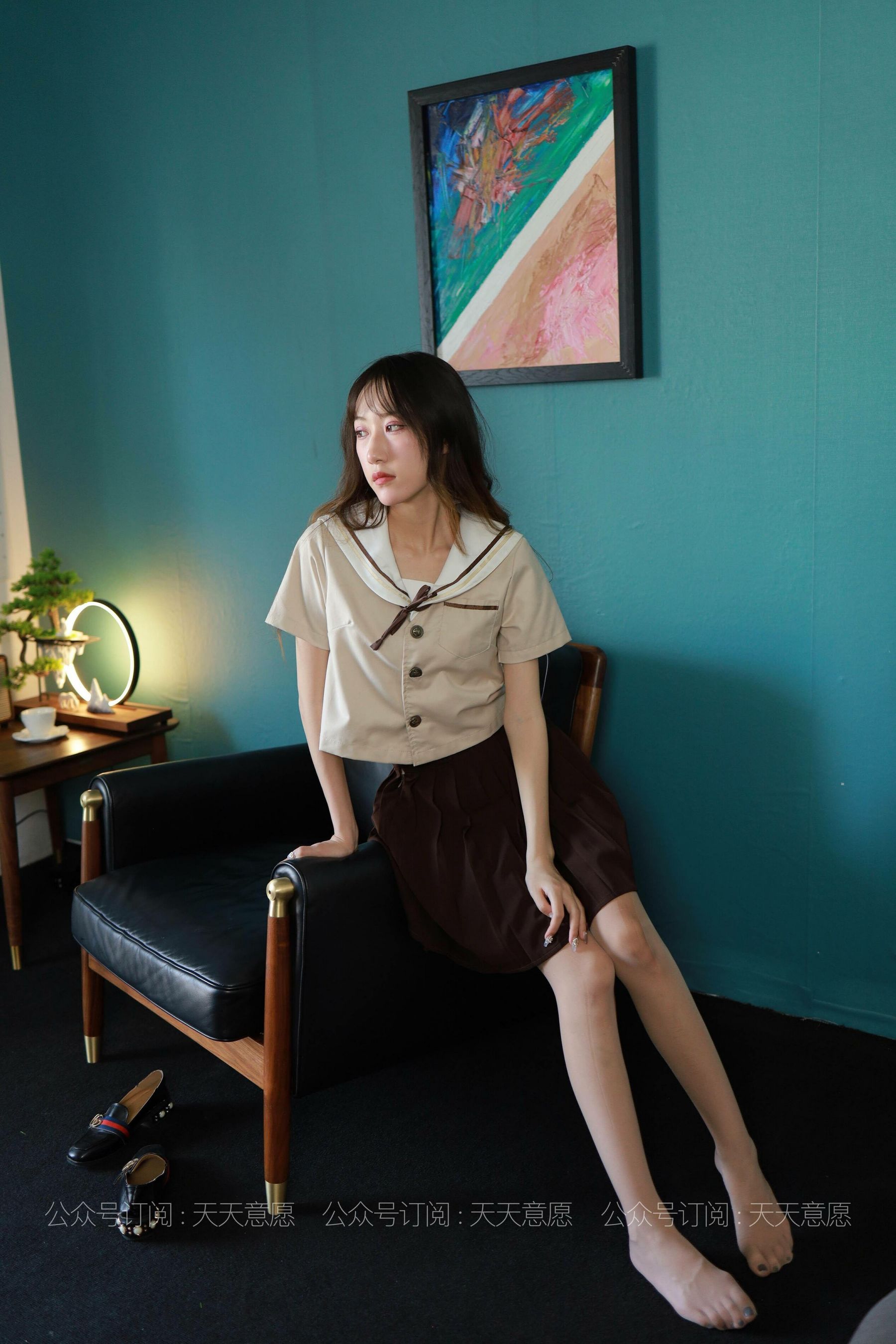 模特：怡怡《JK少女》-图1