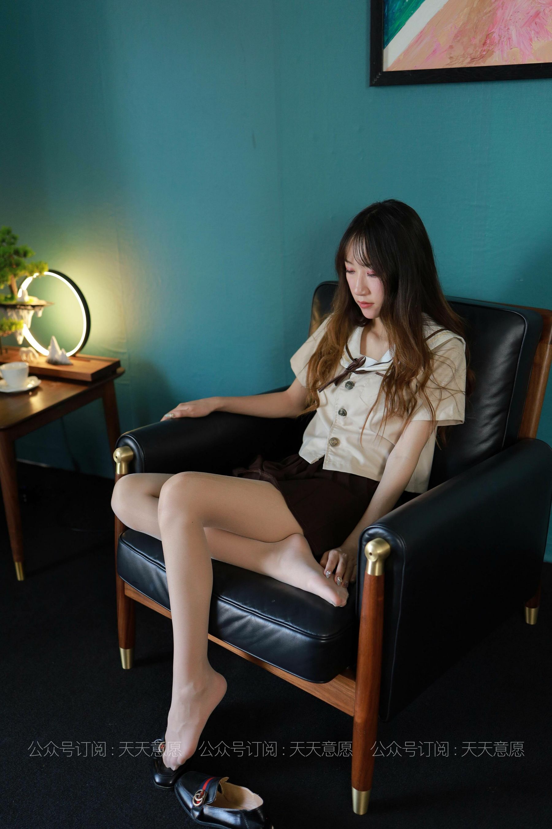 模特：怡怡《JK少女》-图32