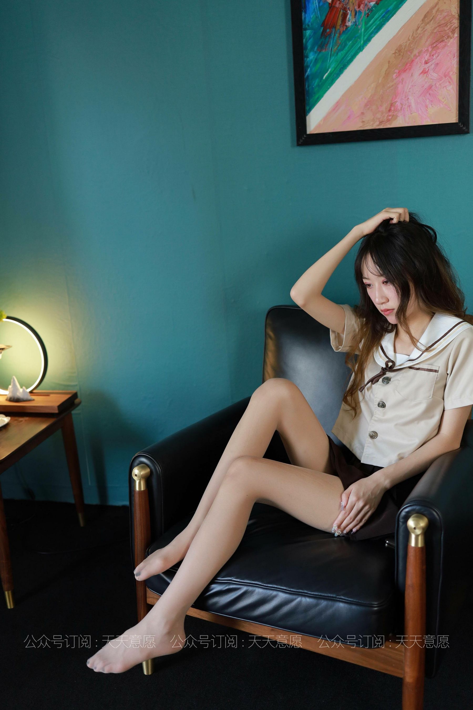 模特：怡怡《JK少女》-图42