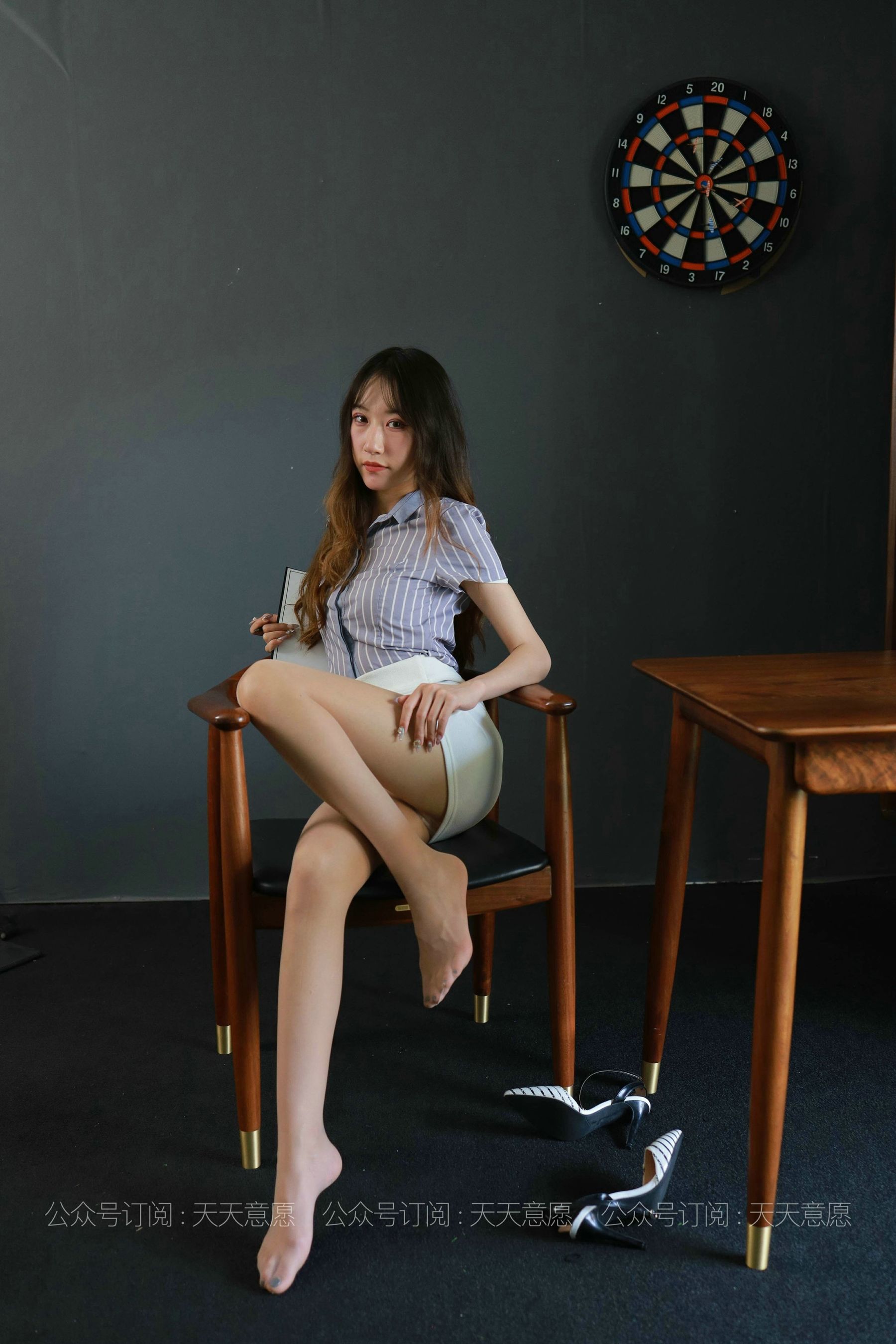 模特：怡怡《长腿实习生》-图37