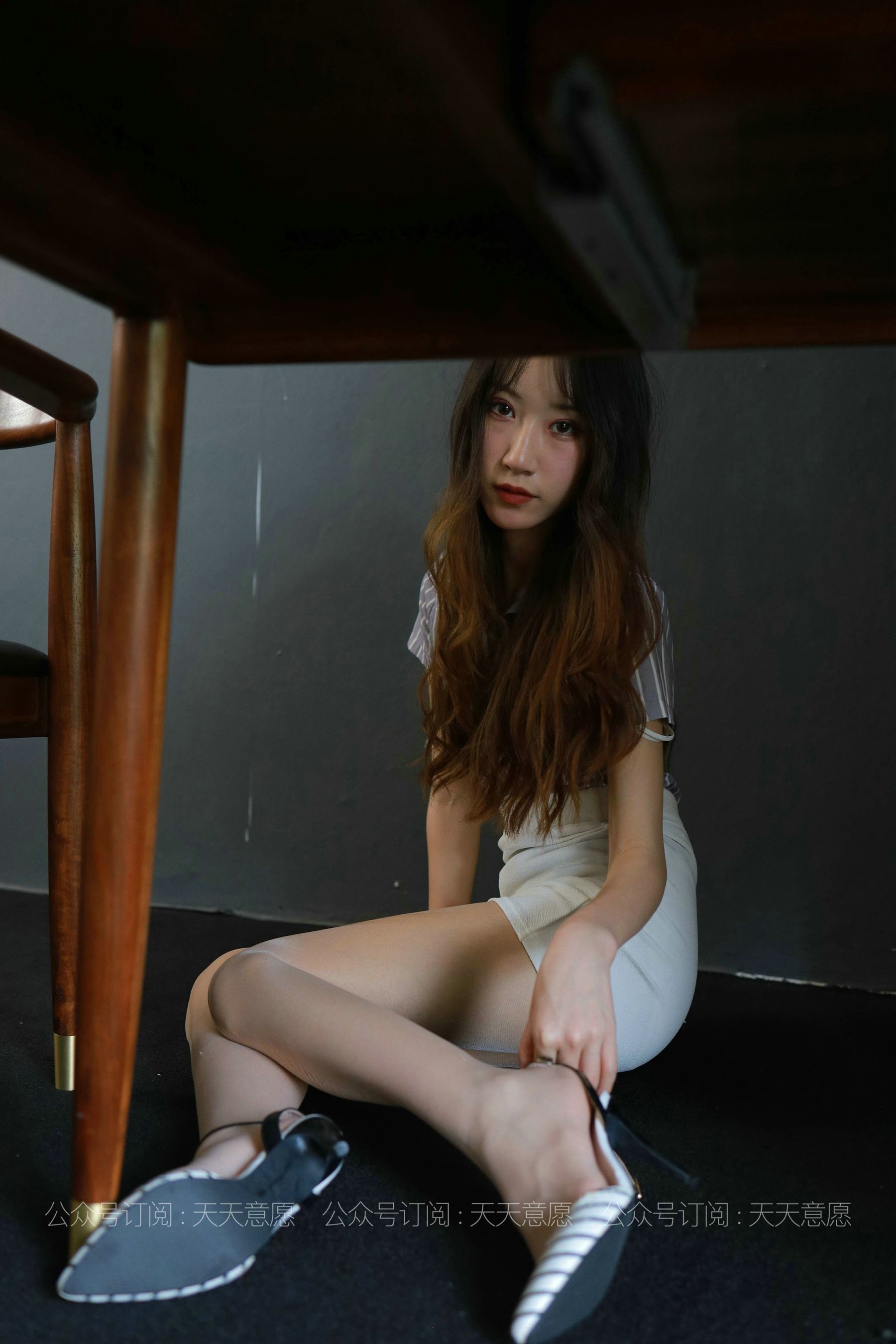 模特：怡怡《长腿实习生》-图43