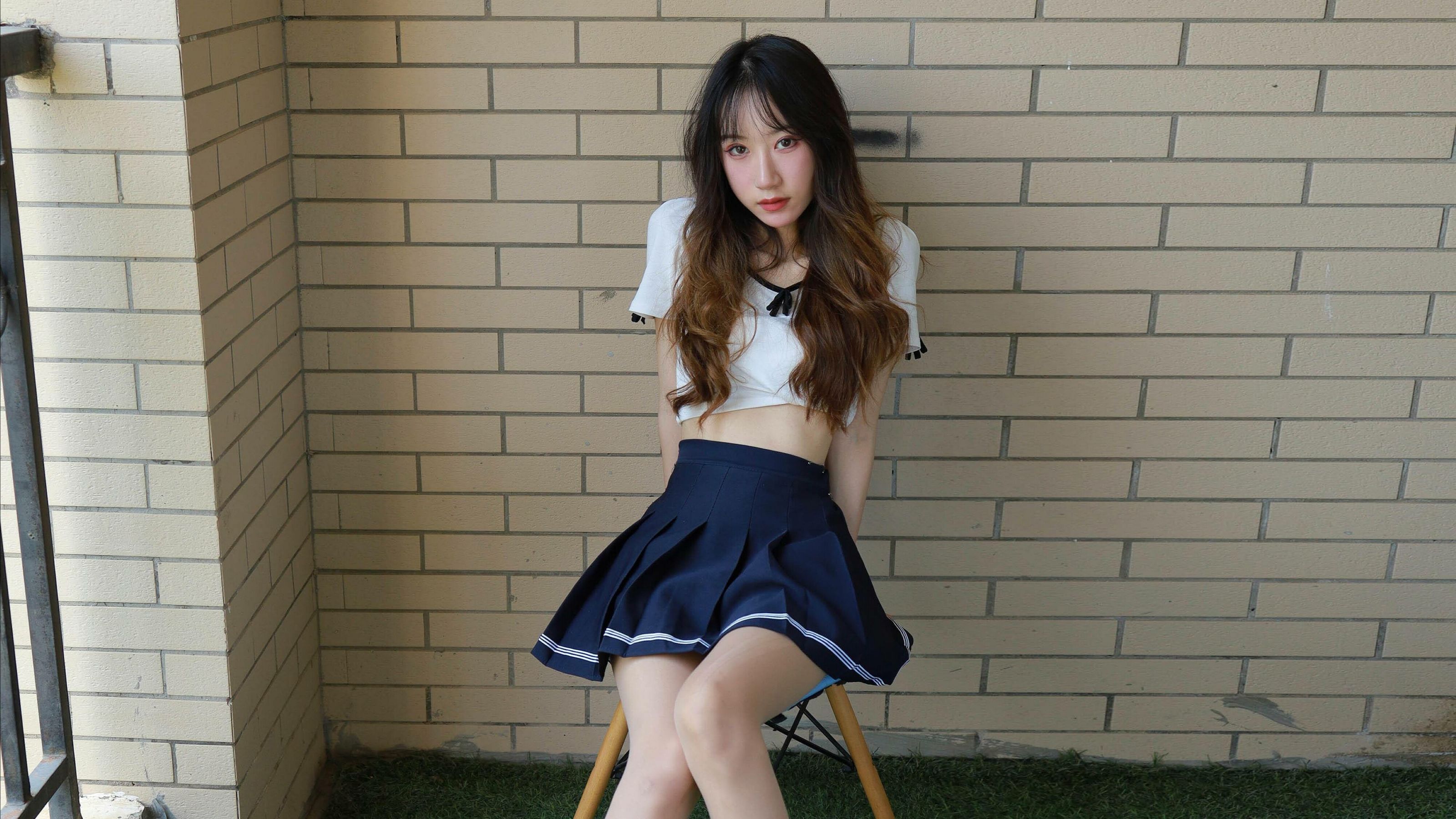 模特：怡怡《长腿少女》-图0