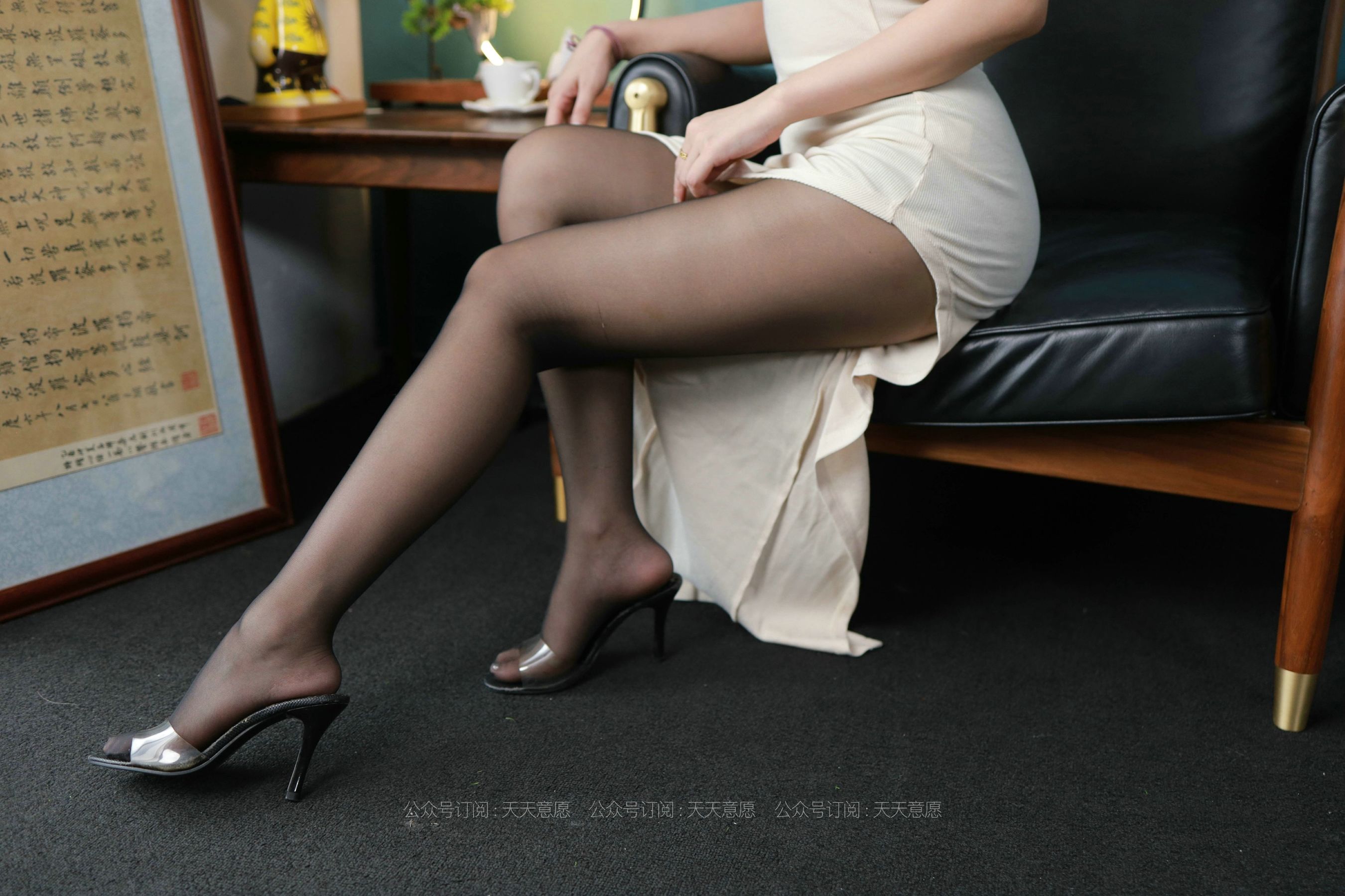 模特：秋秋《高叉包臀裙》-图14