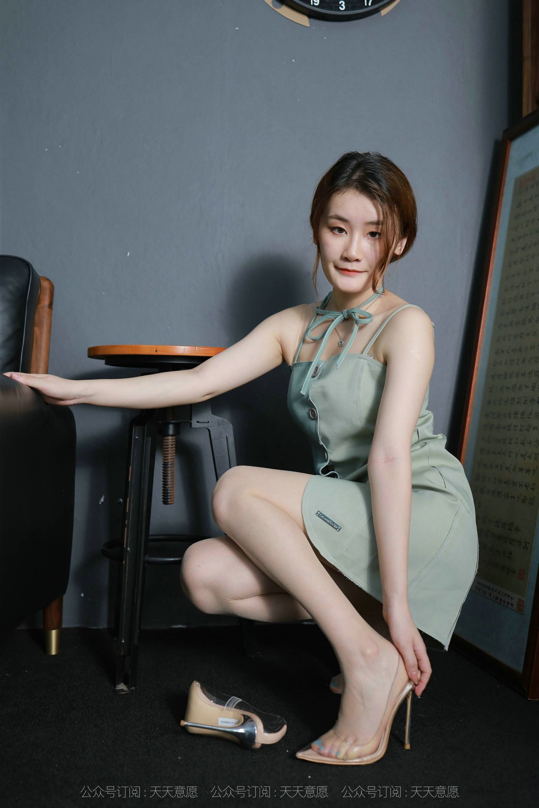 模特：紫薇《淡绿短裙》-图13