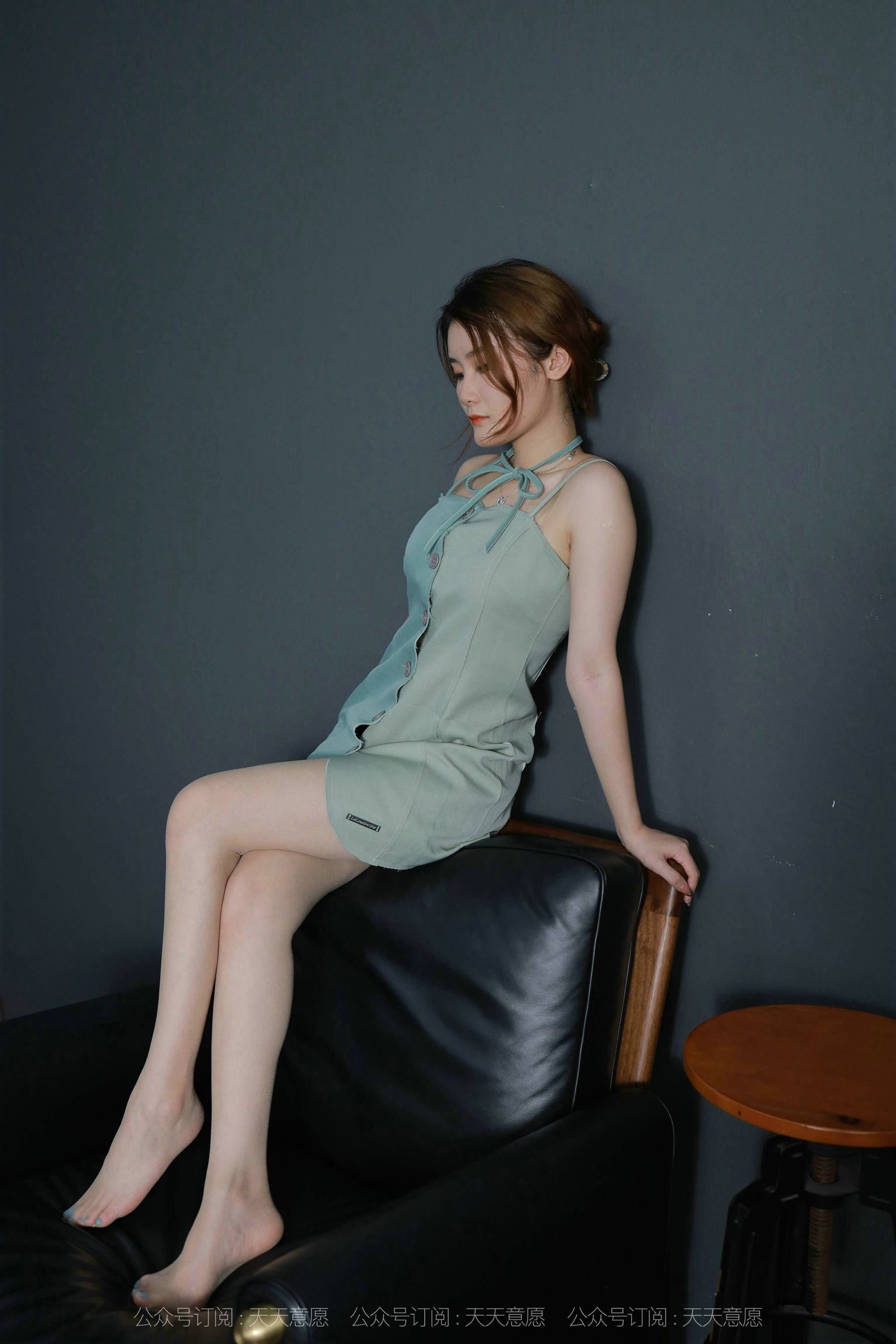 模特：紫薇《淡绿短裙》-图49