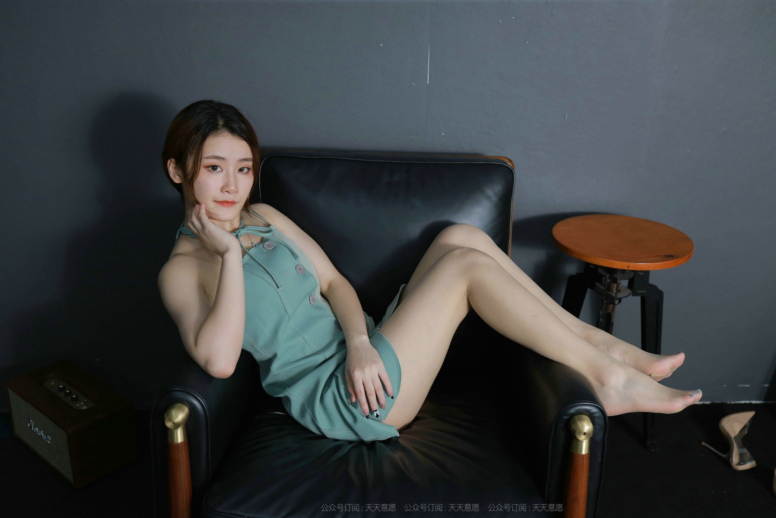 模特：紫薇《淡绿短裙》-图53