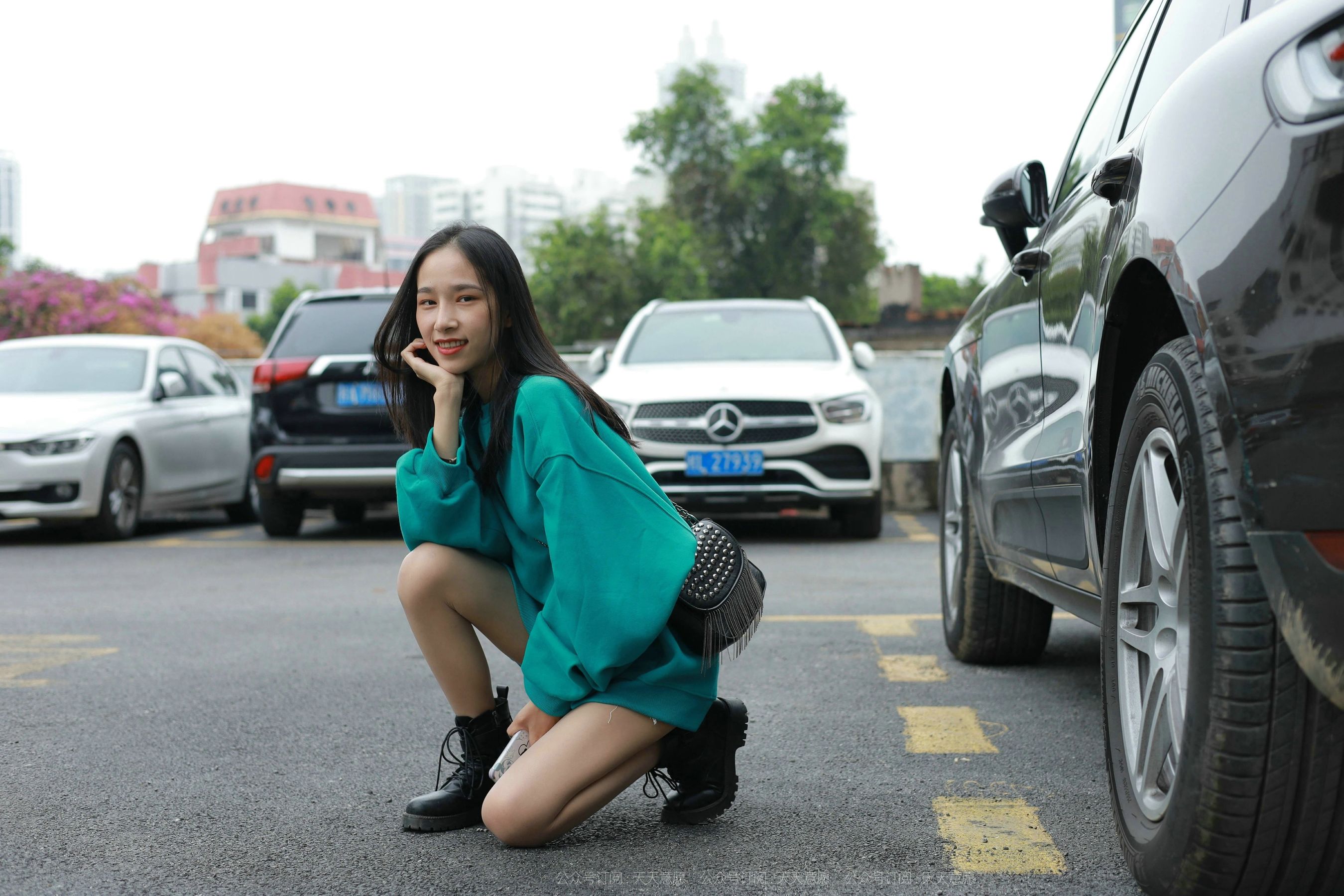 模特：美子《停车场邂逅》-图16