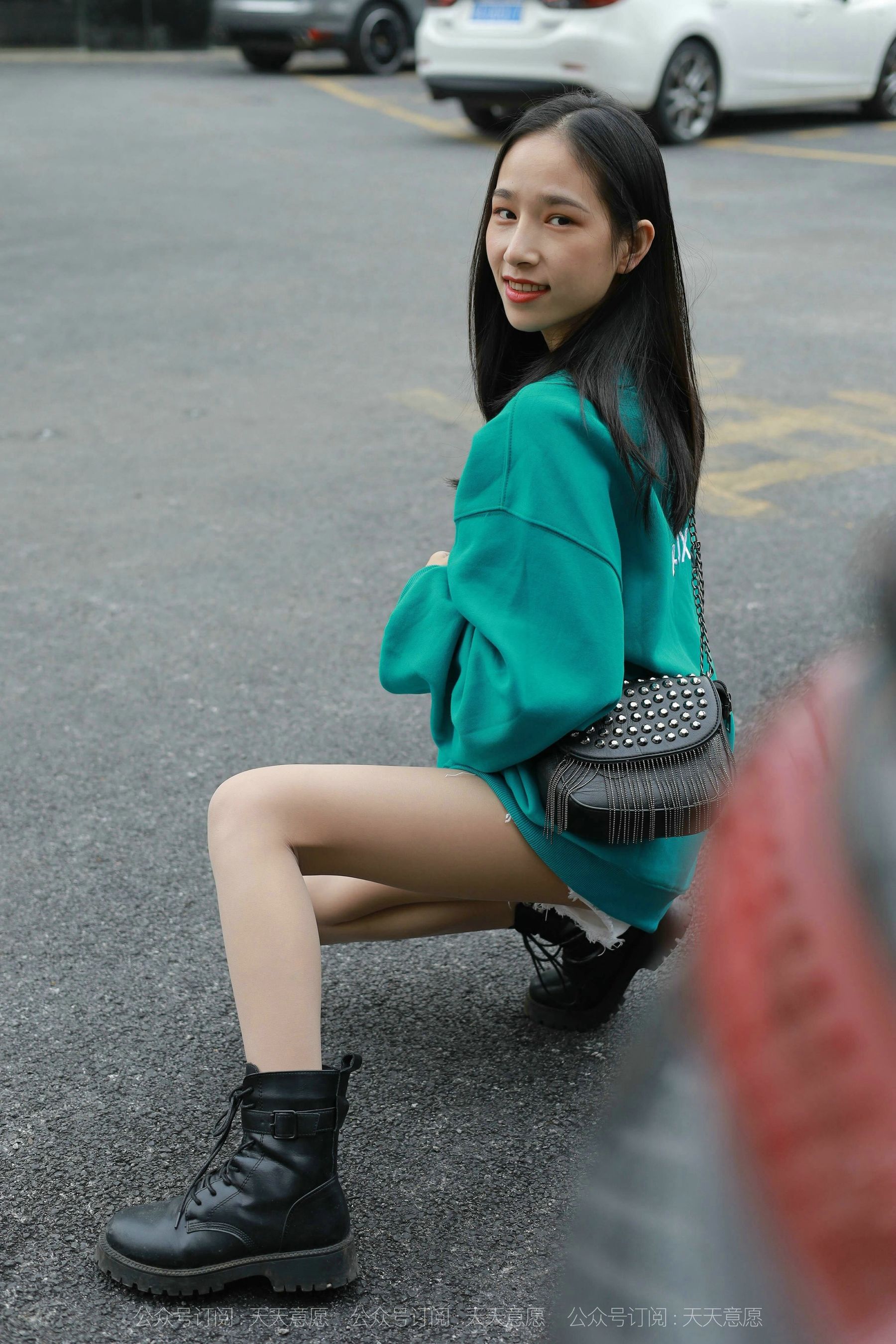 模特：美子《停车场邂逅》-图17