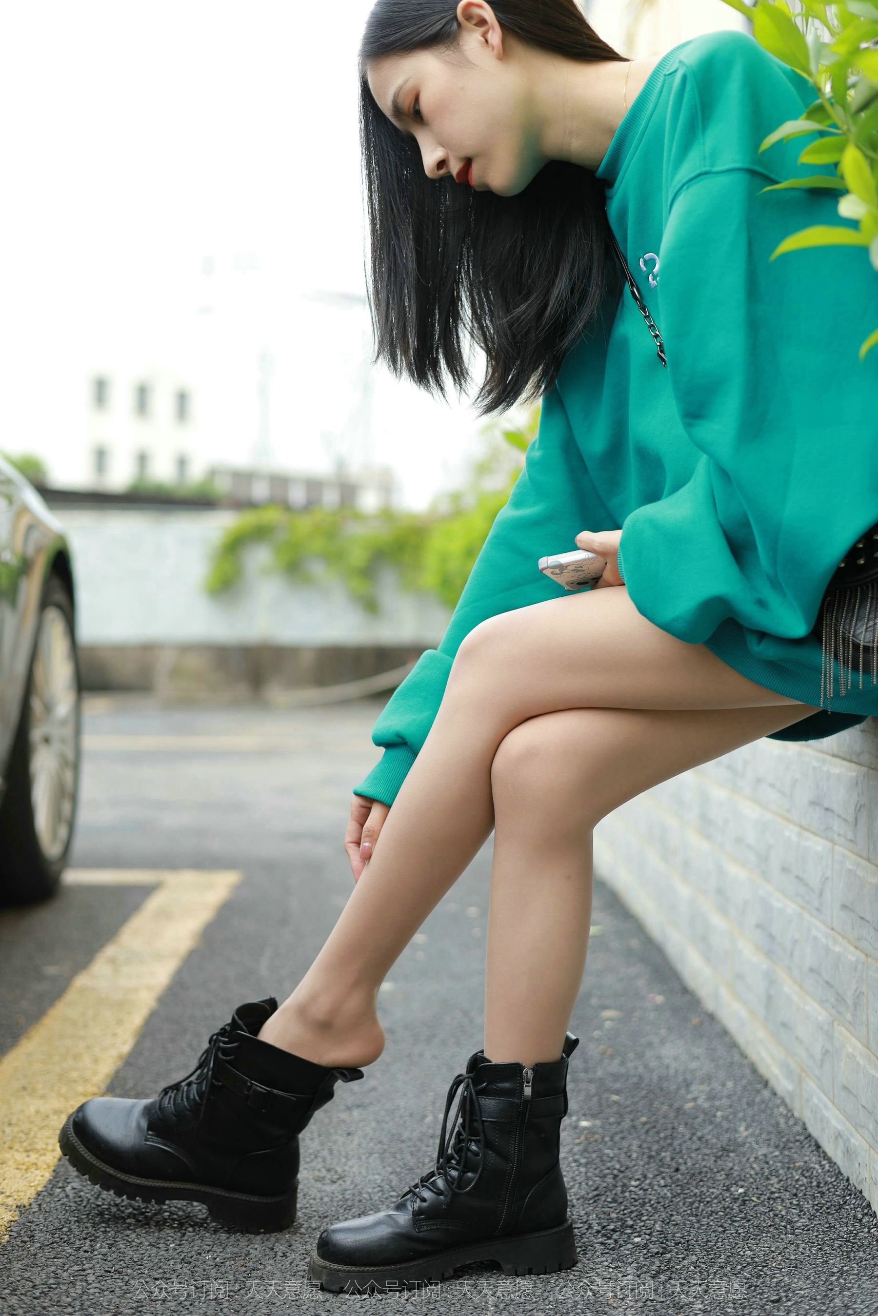 模特：美子《停车场邂逅》-图44