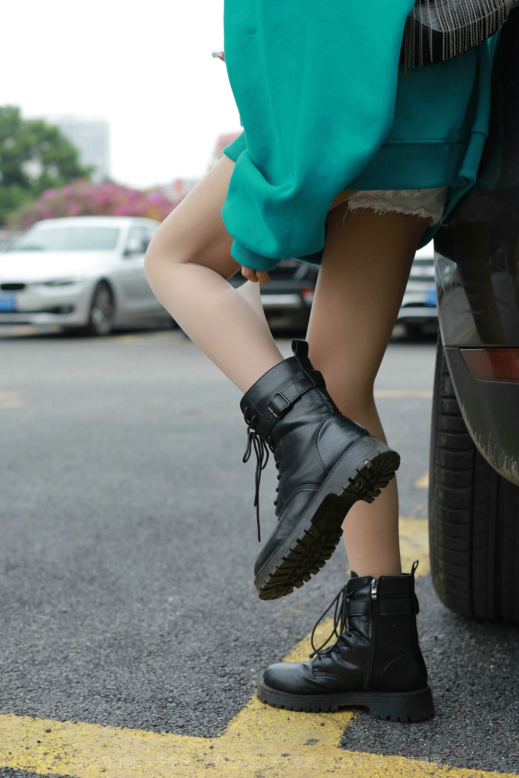 模特：美子《停车场邂逅》-图4