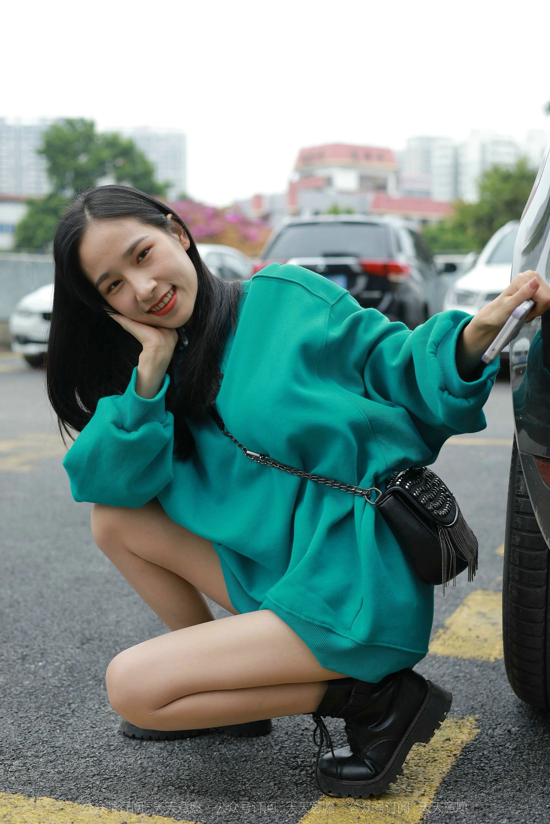 模特：美子《停车场邂逅》-图6