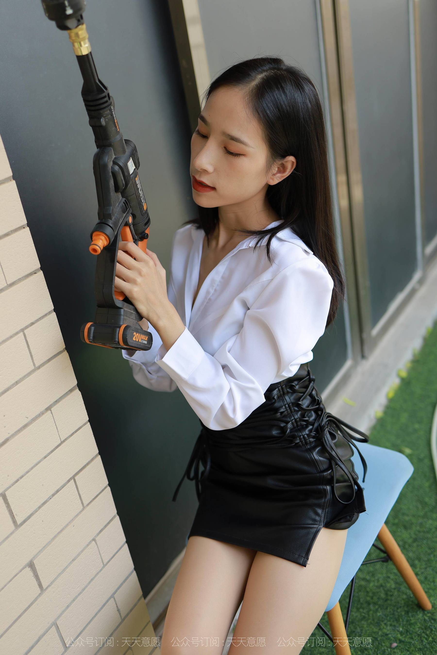 模特：美子《性感绑带裙》-图52