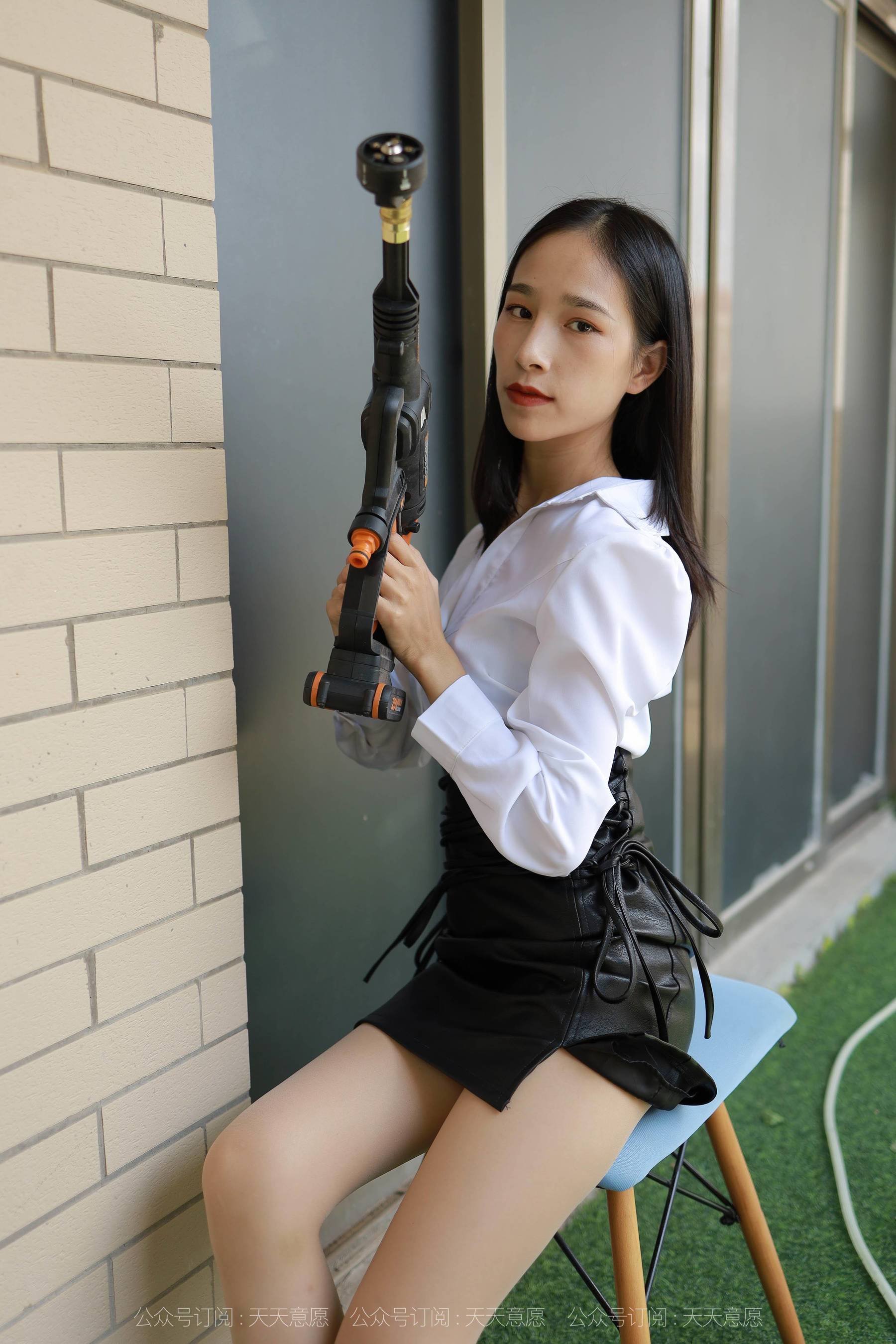 模特：美子《性感绑带裙》-图54