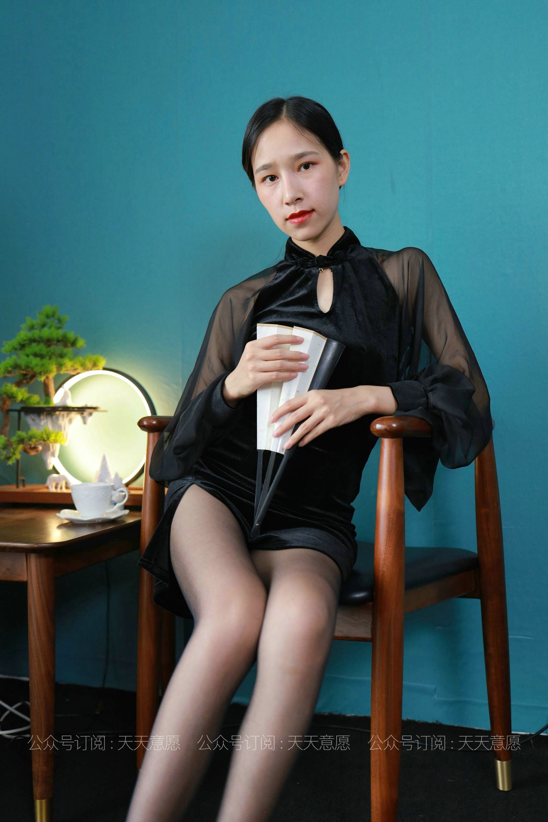 模特：美子《新式旗袍短裙》-图22