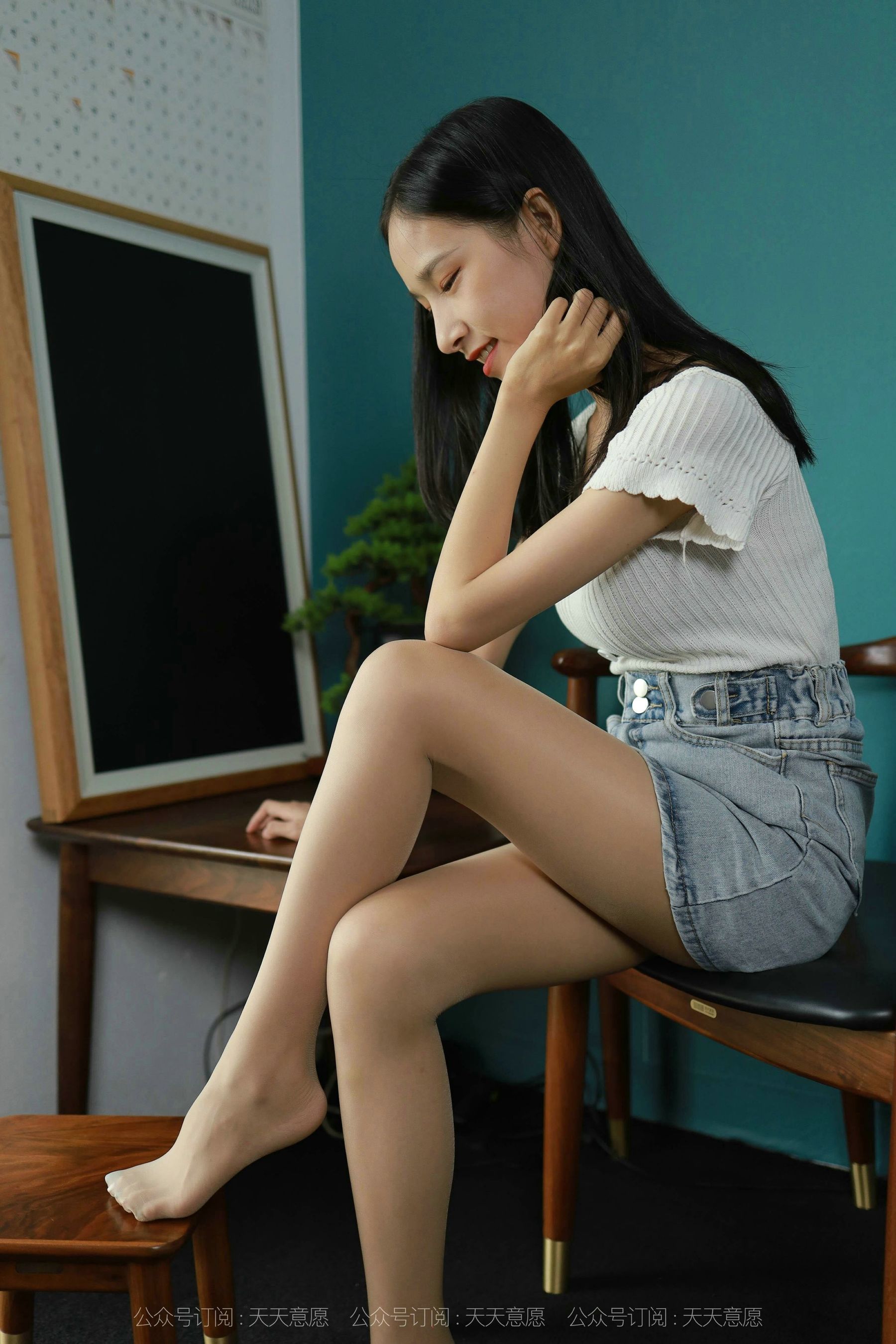 模特：美子《清新牛仔裤》-图17