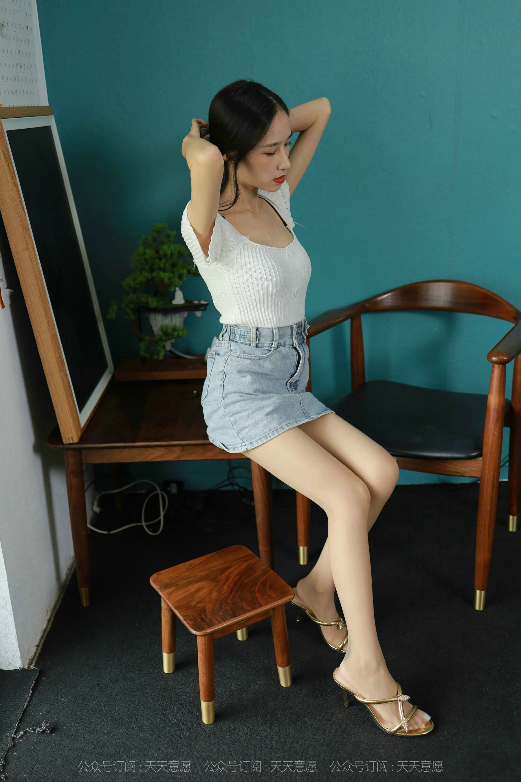 模特：美子《清新牛仔裤》-图44