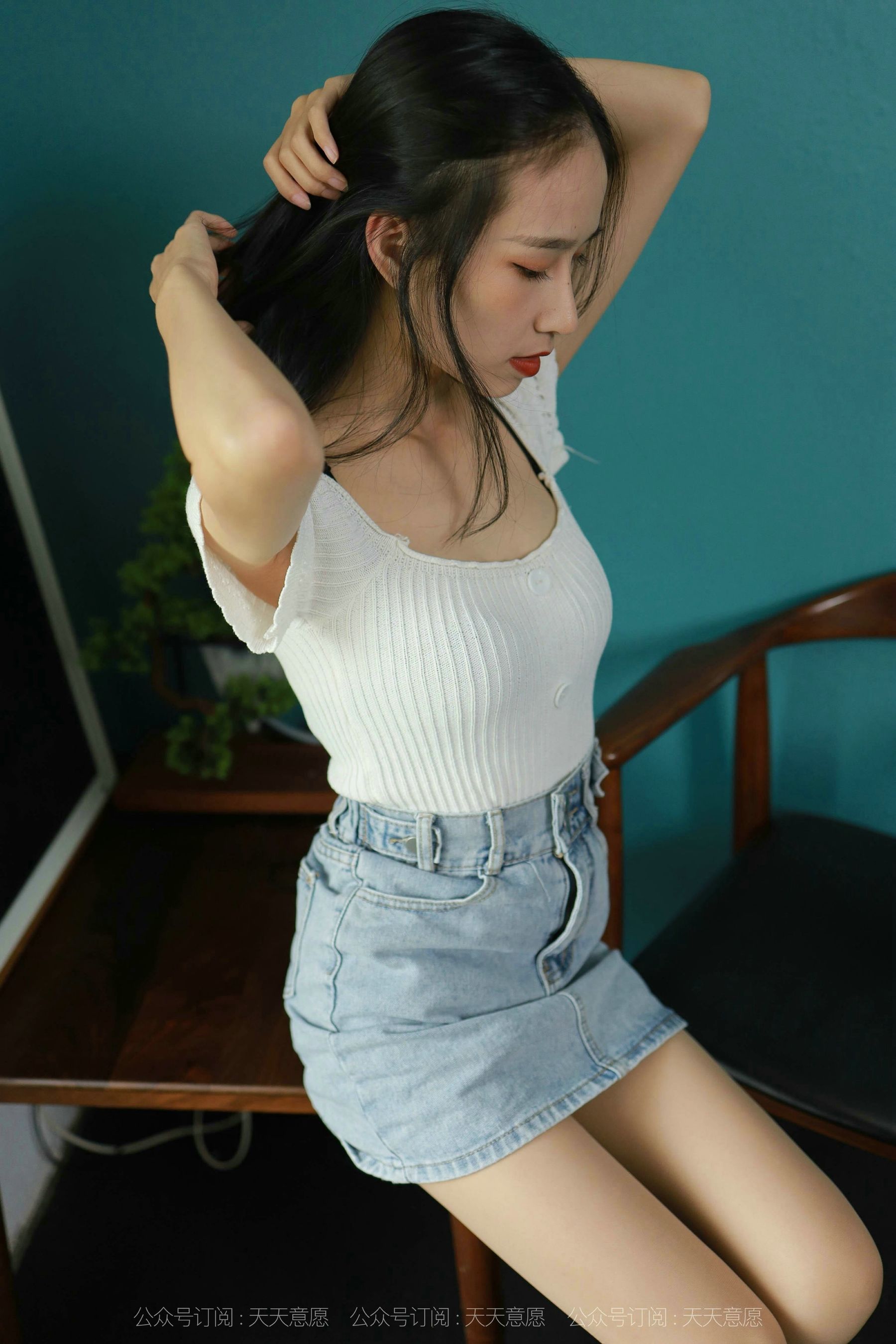 模特：美子《清新牛仔裤》-图45